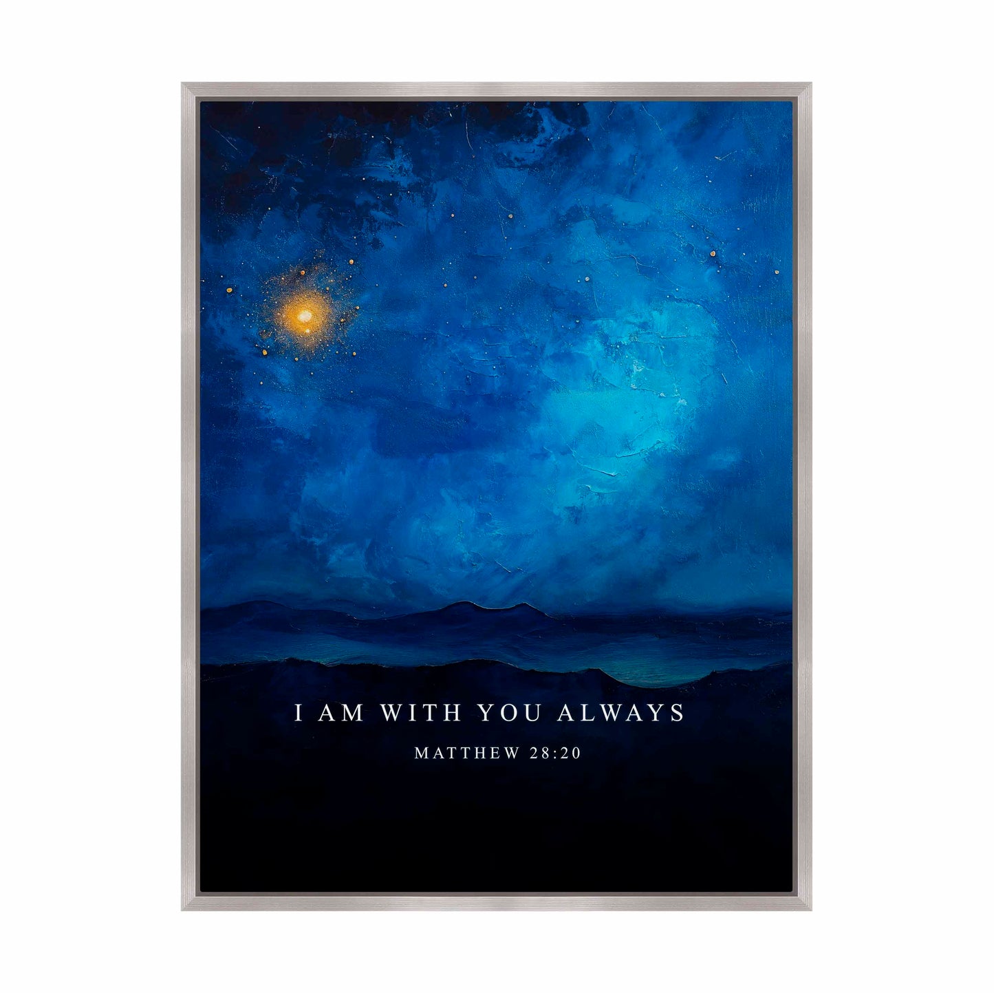 Matthew 28:20 - Gallery Wrapped Canvas