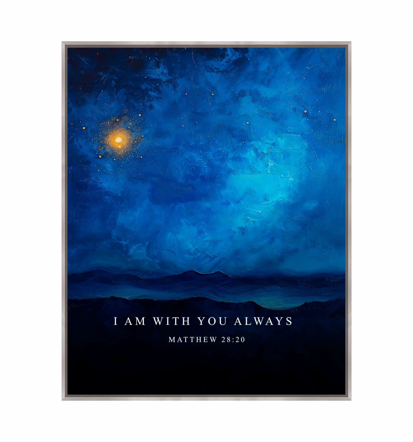 Matthew 28:20 - Gallery Wrapped Canvas