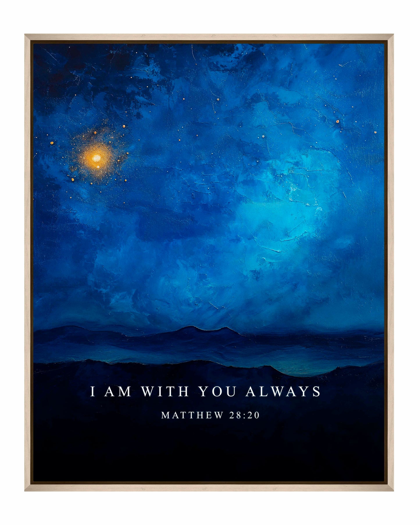 Matthew 28:20 - Gallery Wrapped Canvas