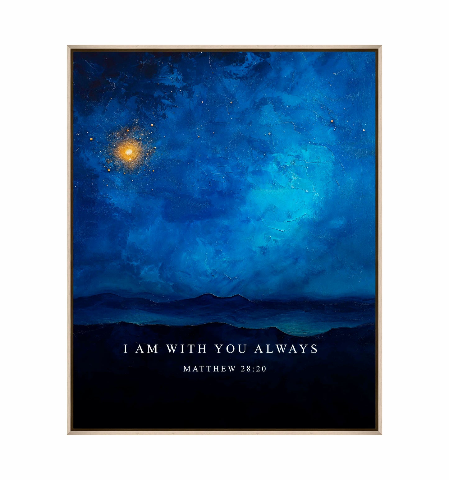 Matthew 28:20 - Gallery Wrapped Canvas