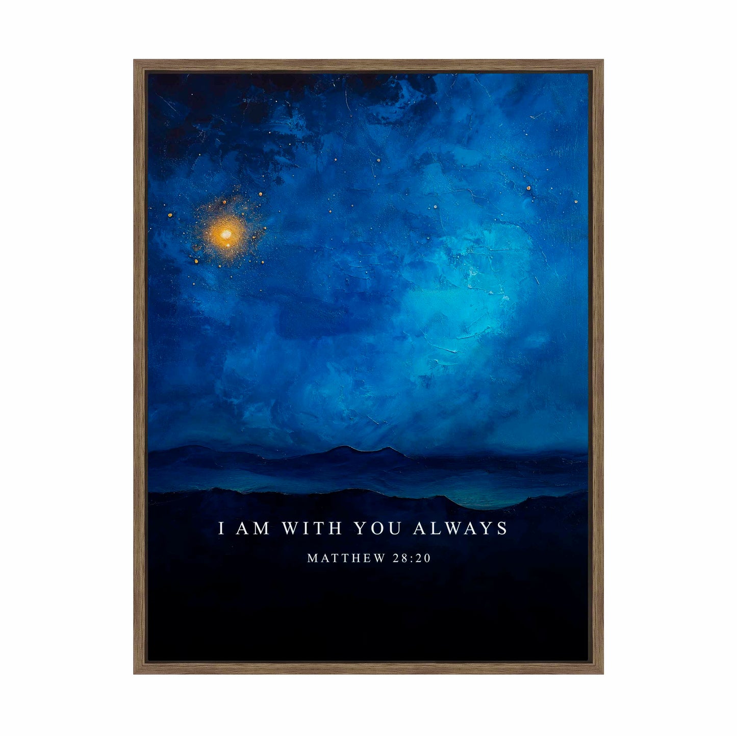 Matthew 28:20 - Gallery Wrapped Canvas