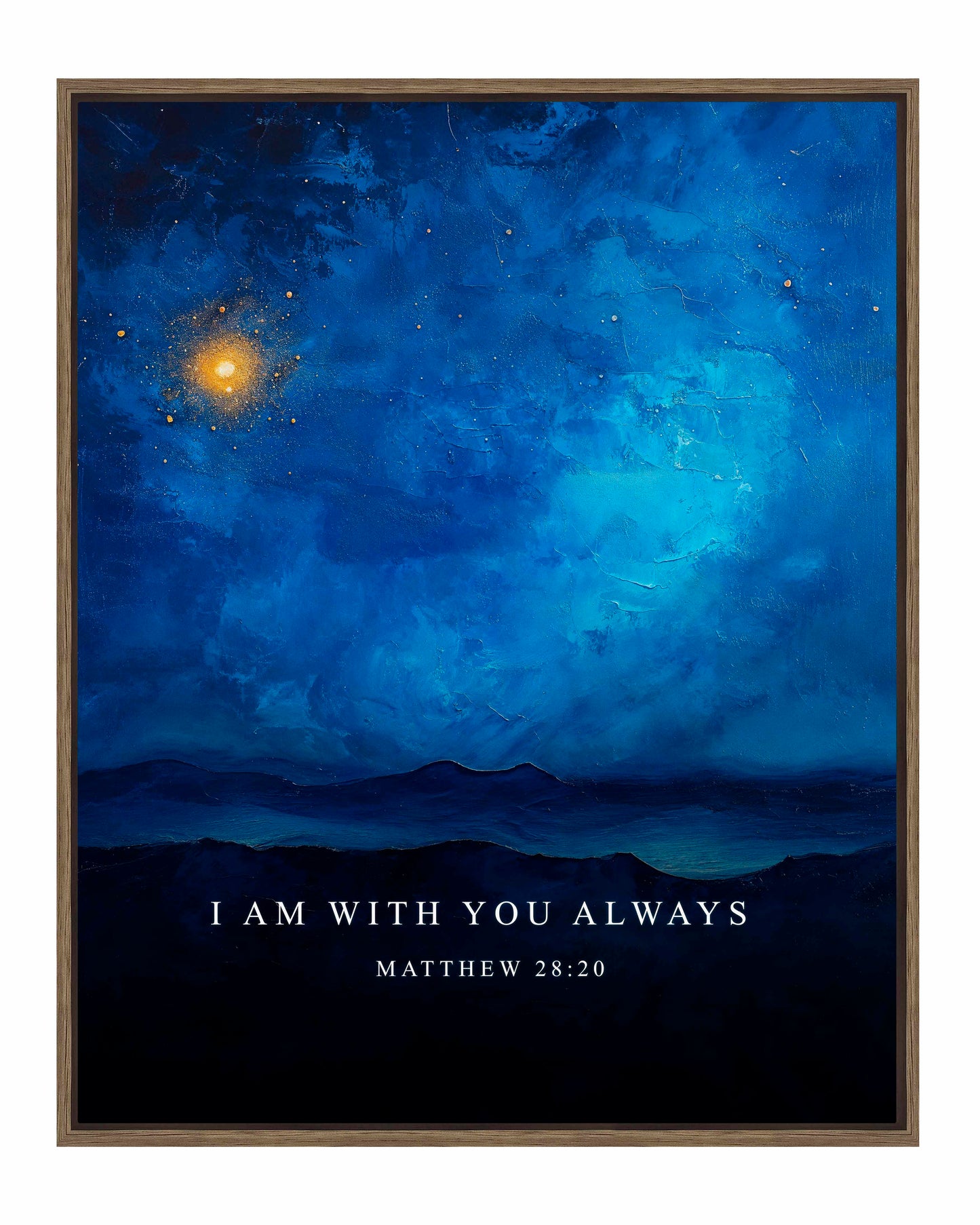 Matthew 28:20 - Gallery Wrapped Canvas