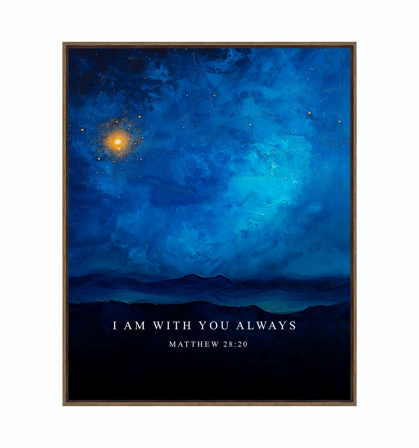 Matthew 28:20 - Gallery Wrapped Canvas