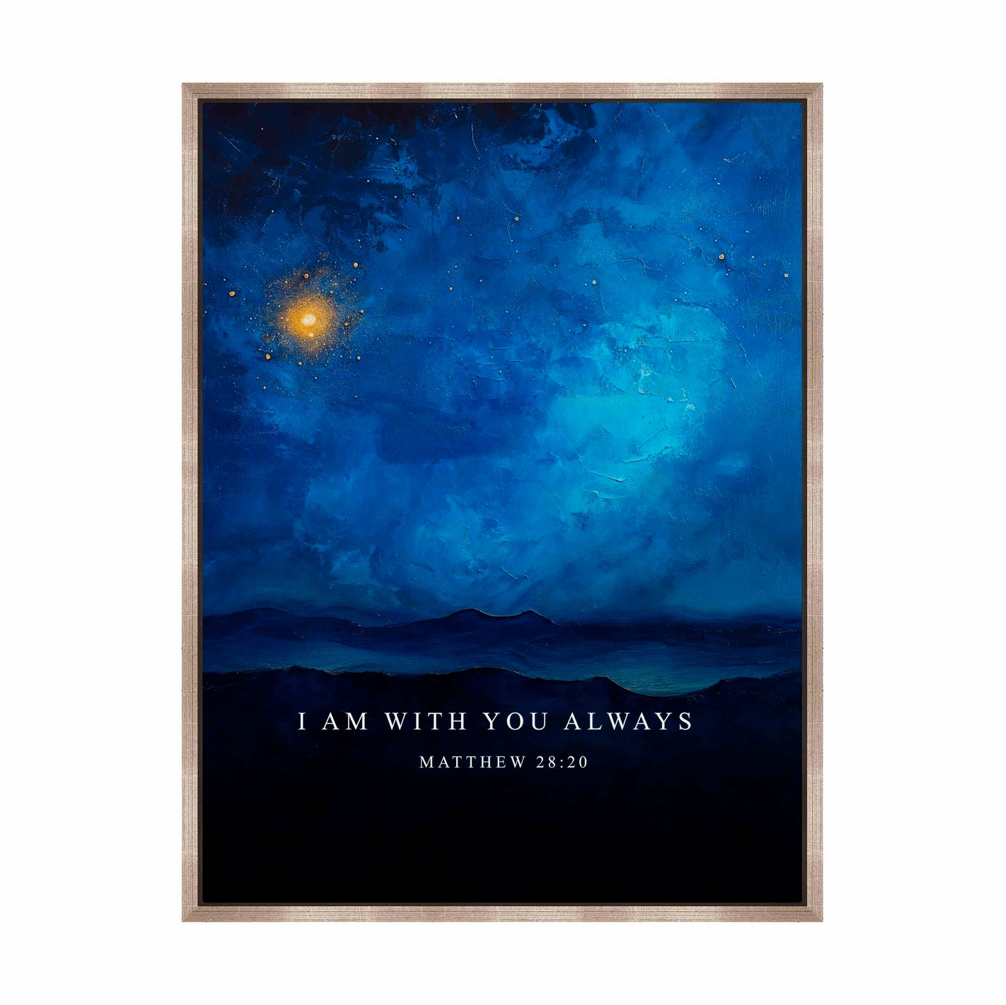 Matthew 28:20 - Gallery Wrapped Canvas
