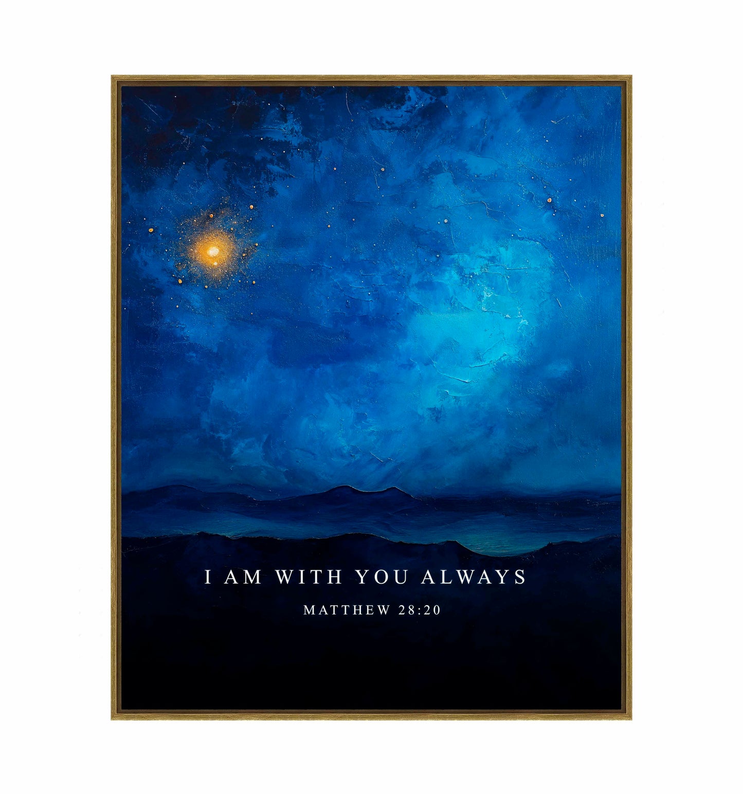 Matthew 28:20 - Gallery Wrapped Canvas
