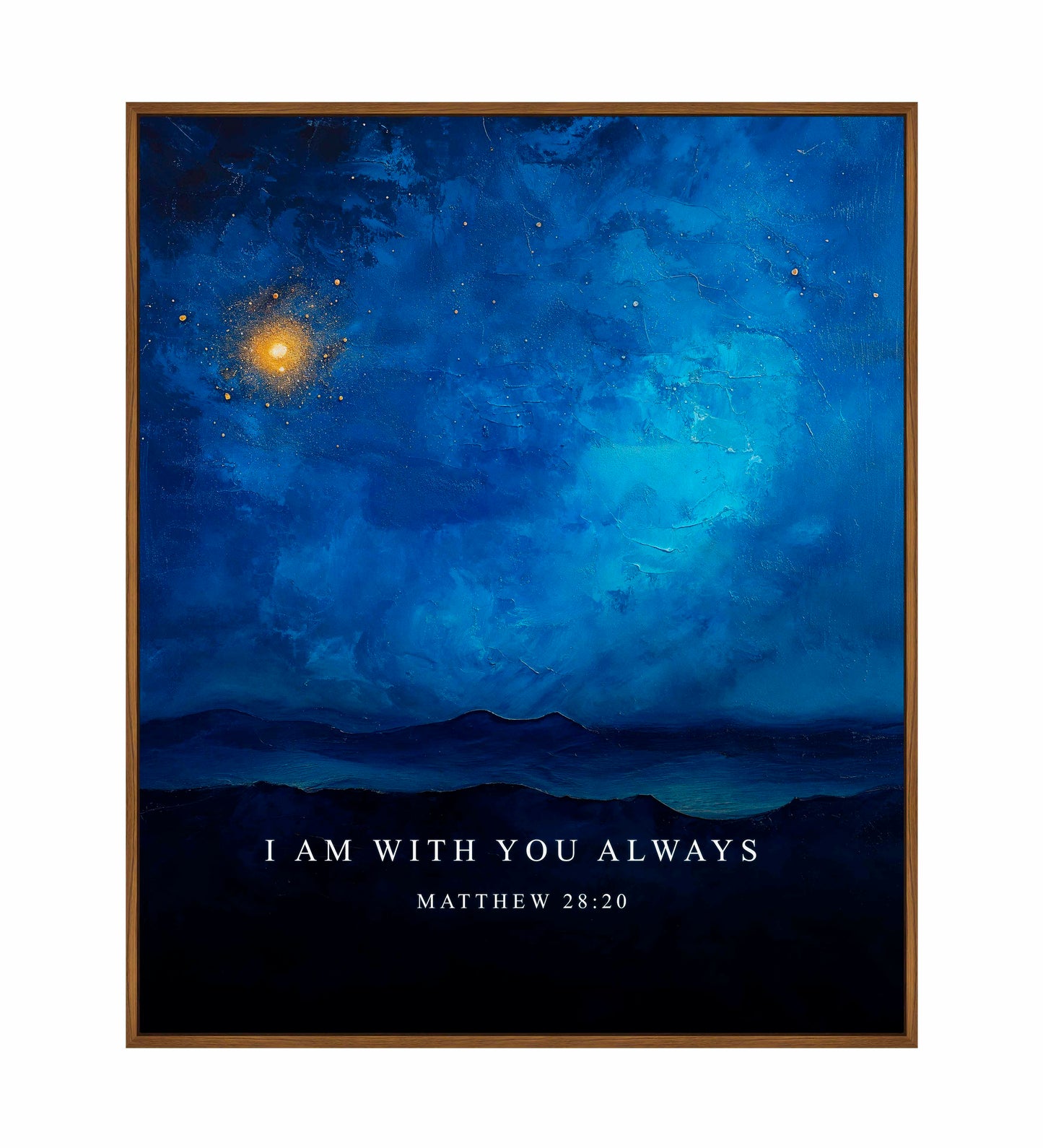 Matthew 28:20 - Gallery Wrapped Canvas