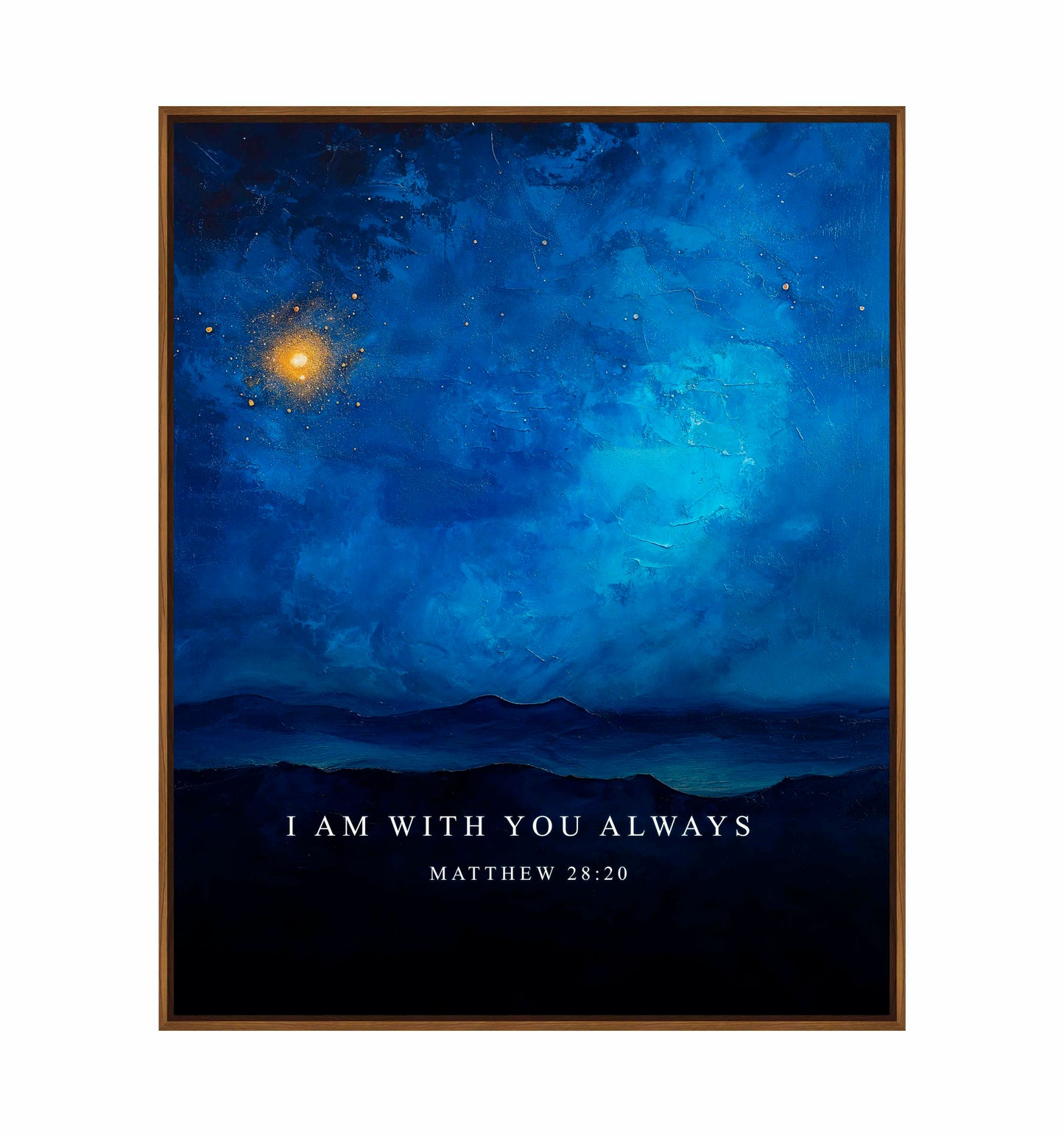 Matthew 28:20 - Gallery Wrapped Canvas