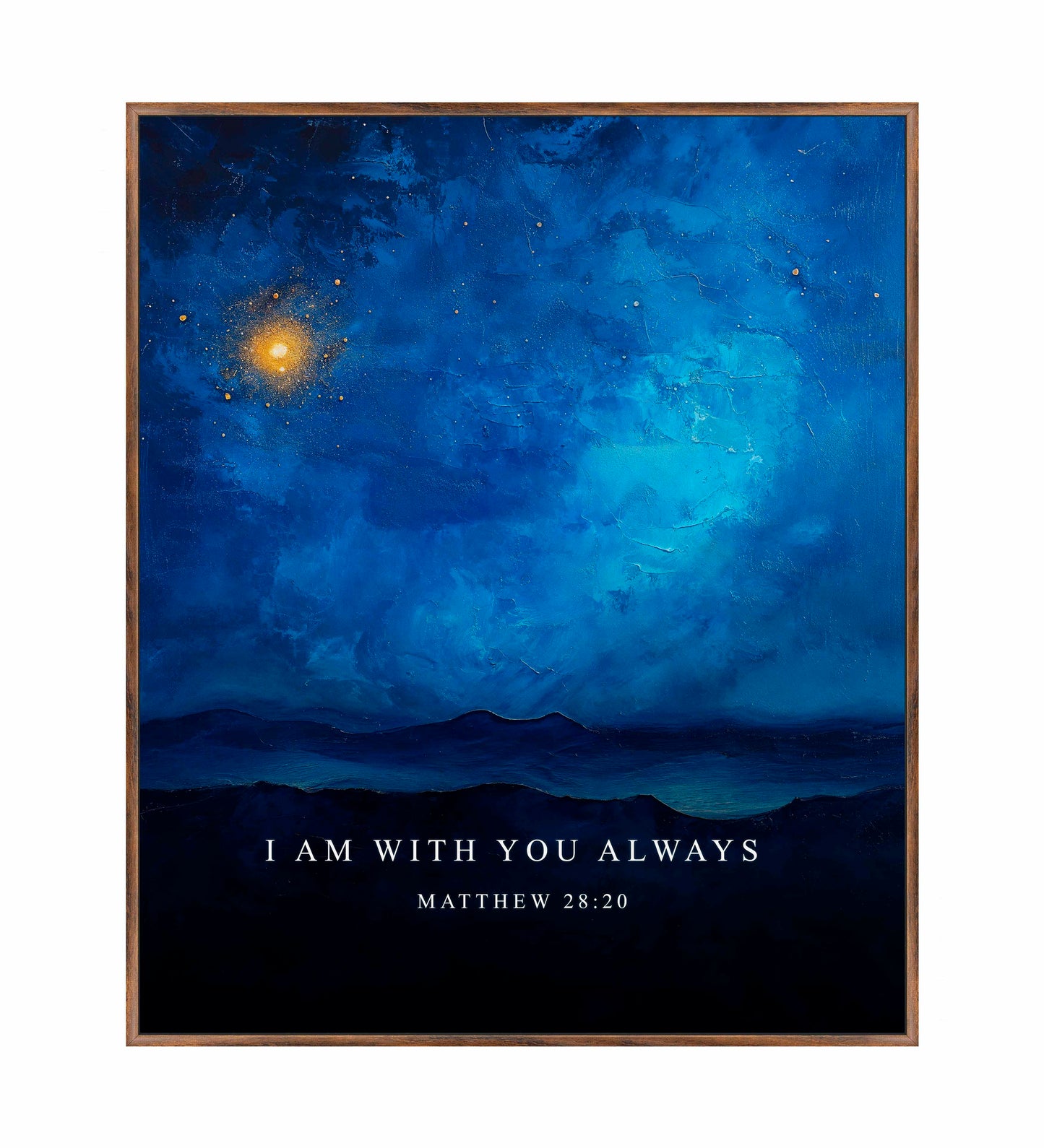 Matthew 28:20 - Gallery Wrapped Canvas