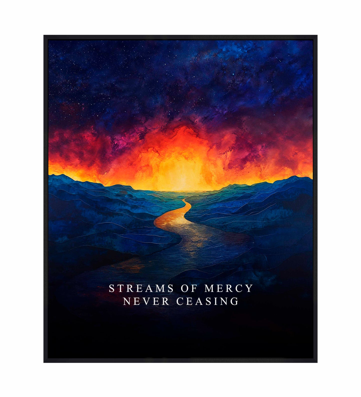 Streams Of Mercy - Gallery Wrapped Canvas