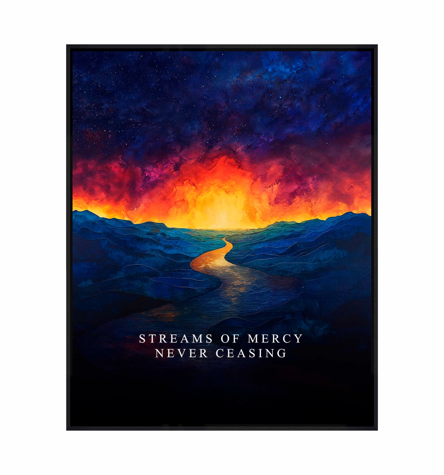 Streams Of Mercy - Gallery Wrapped Canvas