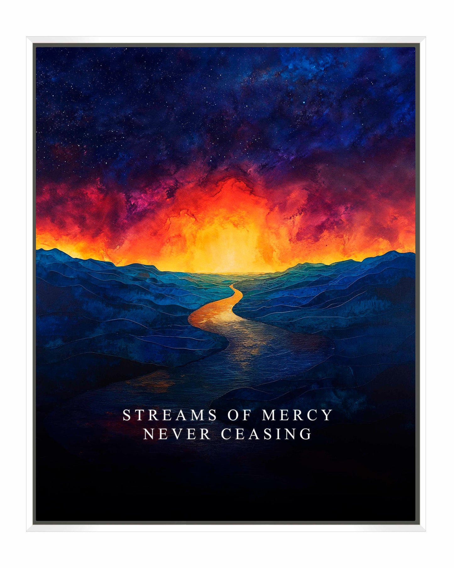 Streams Of Mercy - Gallery Wrapped Canvas