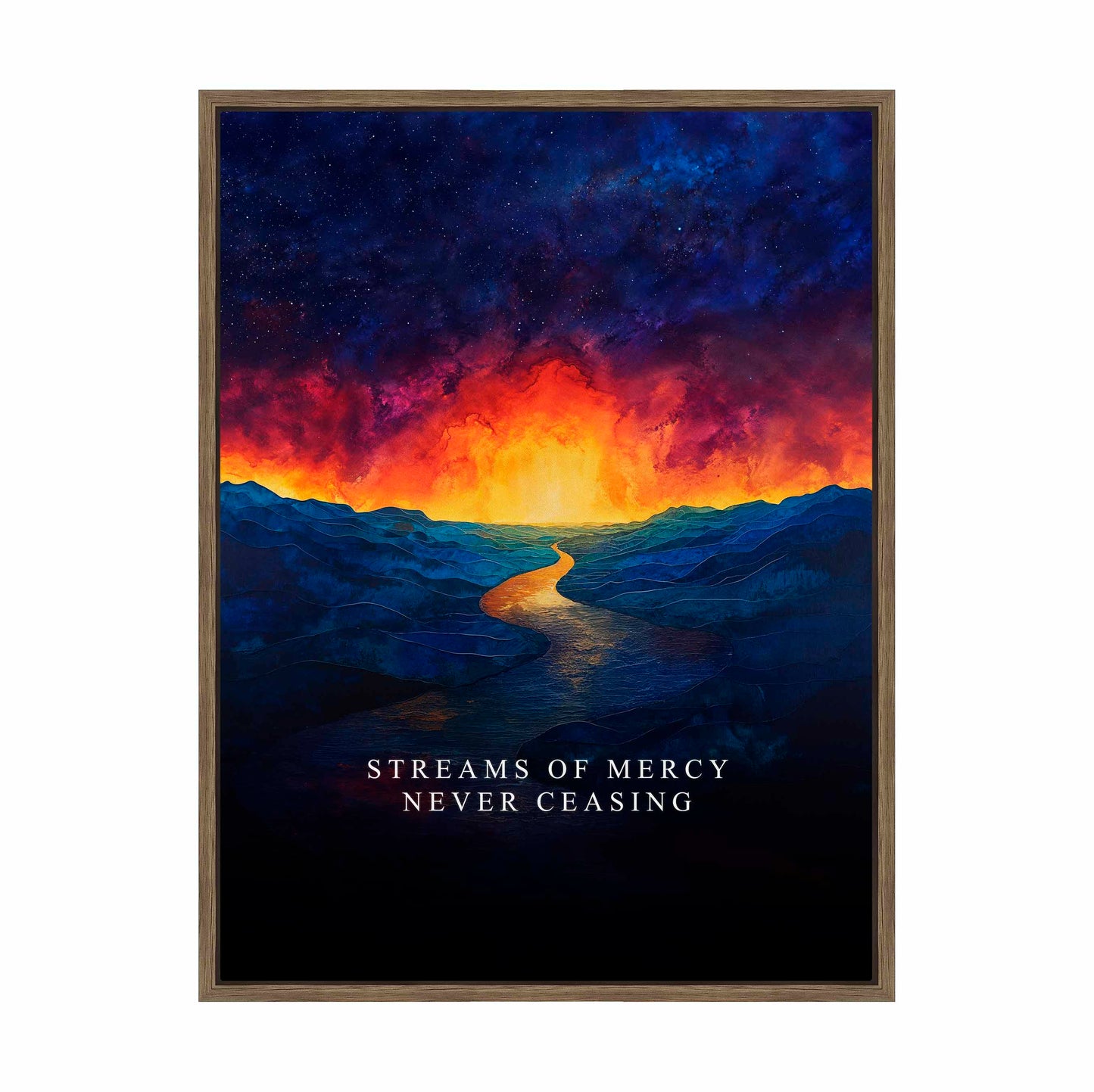 Streams Of Mercy - Gallery Wrapped Canvas