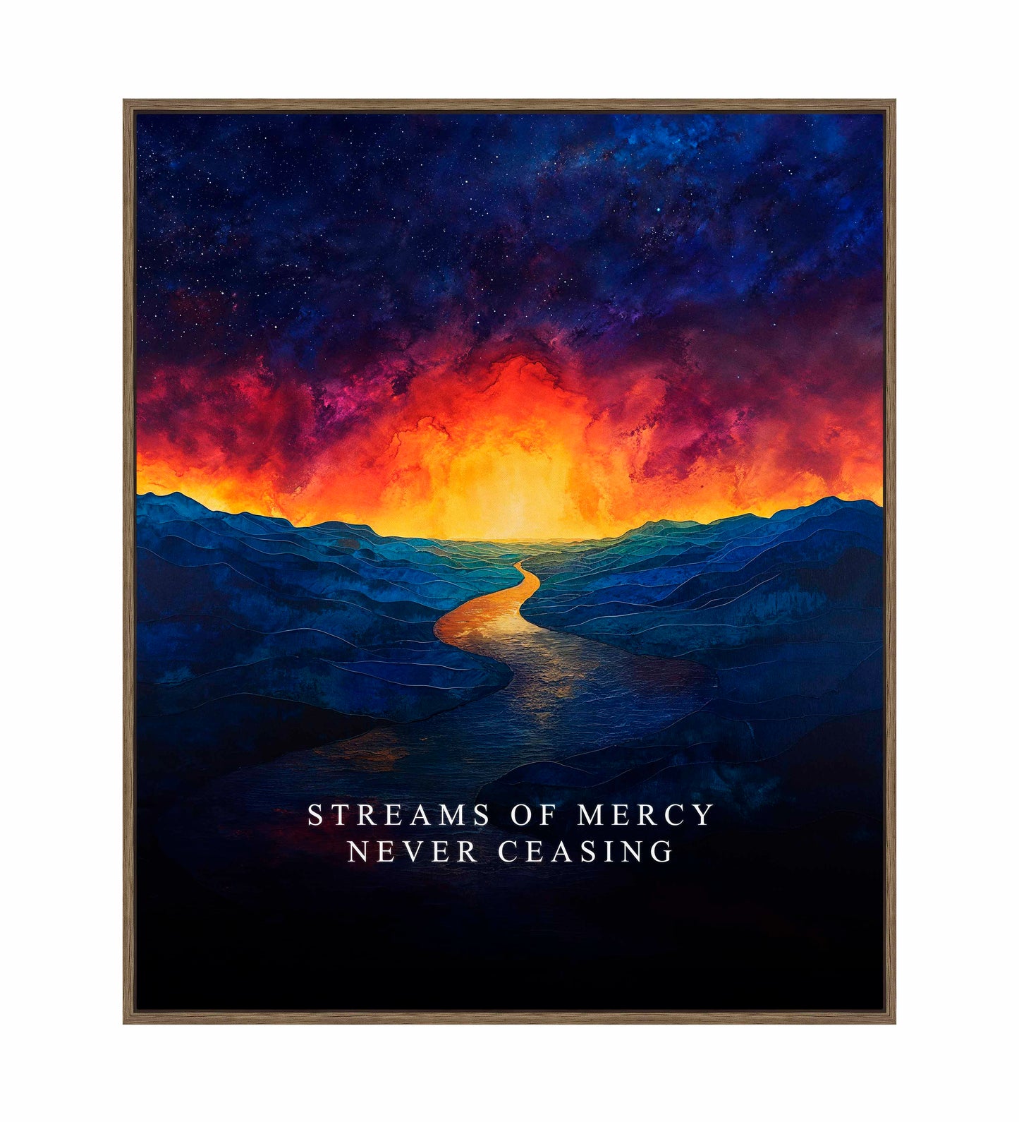 Streams Of Mercy - Gallery Wrapped Canvas
