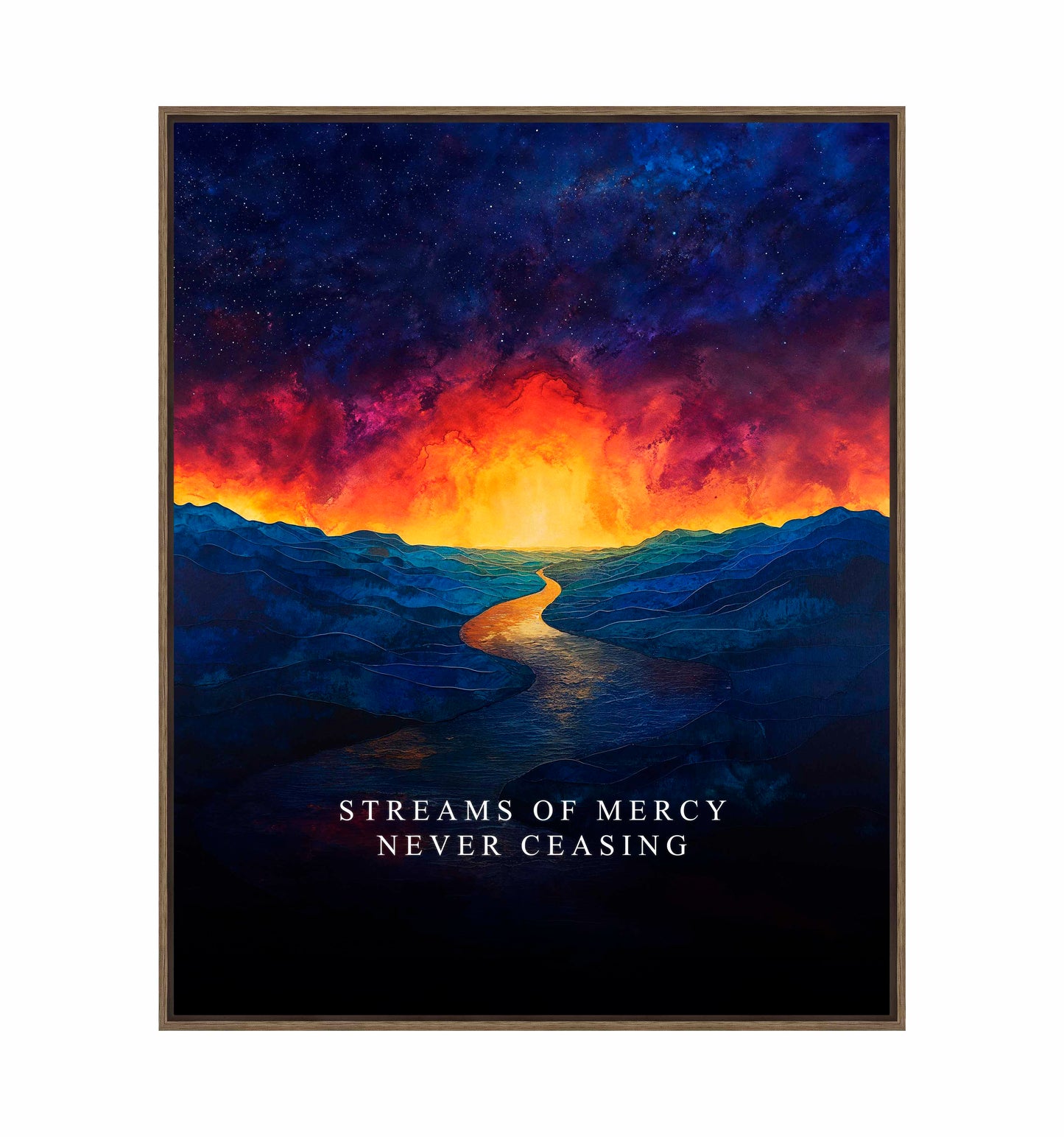 Streams Of Mercy - Gallery Wrapped Canvas