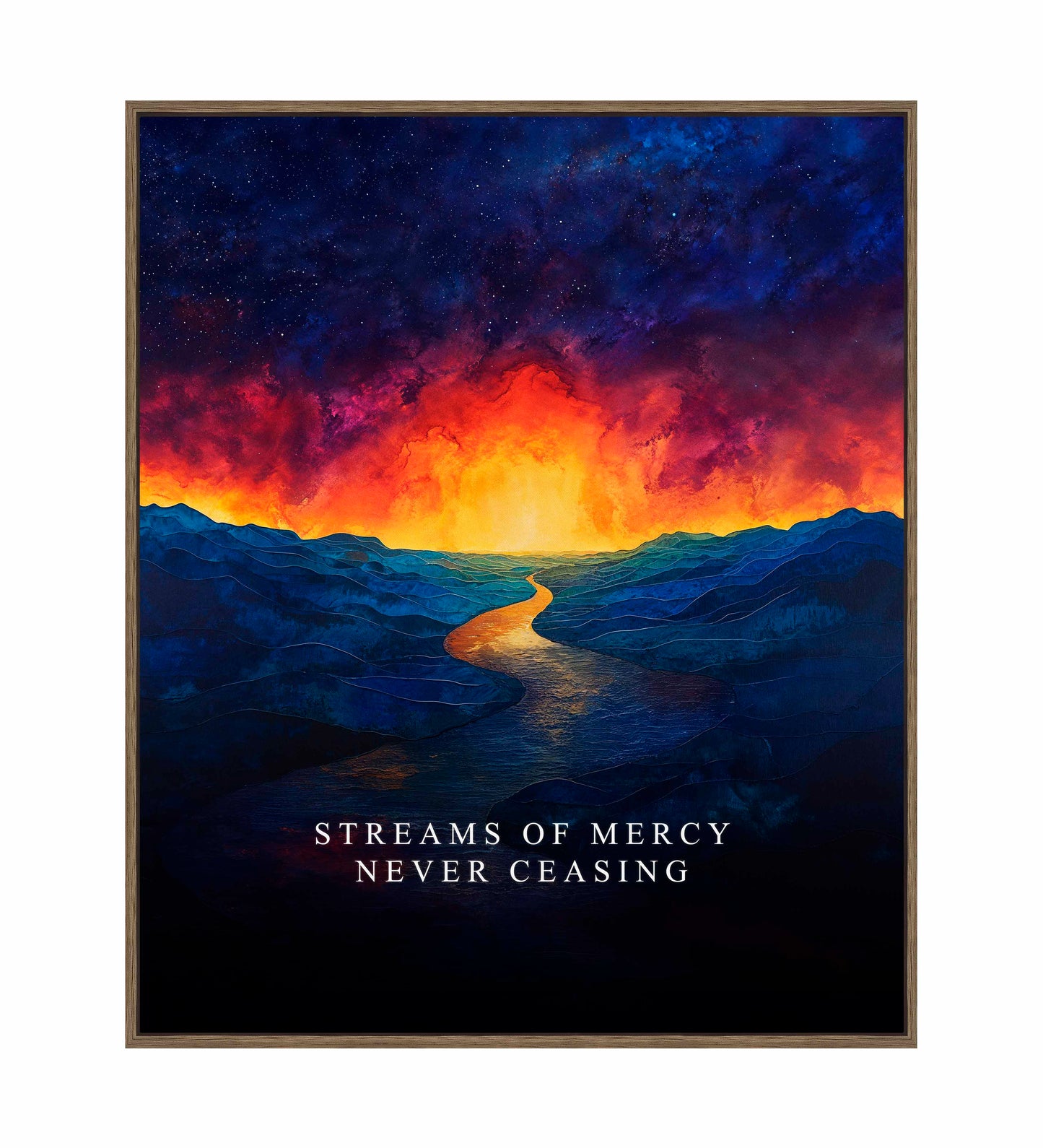 Streams Of Mercy - Gallery Wrapped Canvas