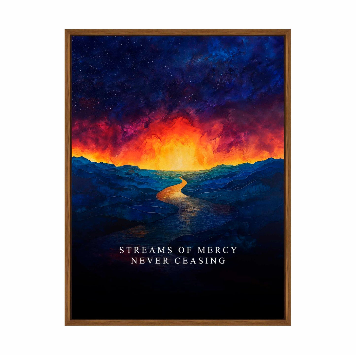 Streams Of Mercy - Gallery Wrapped Canvas