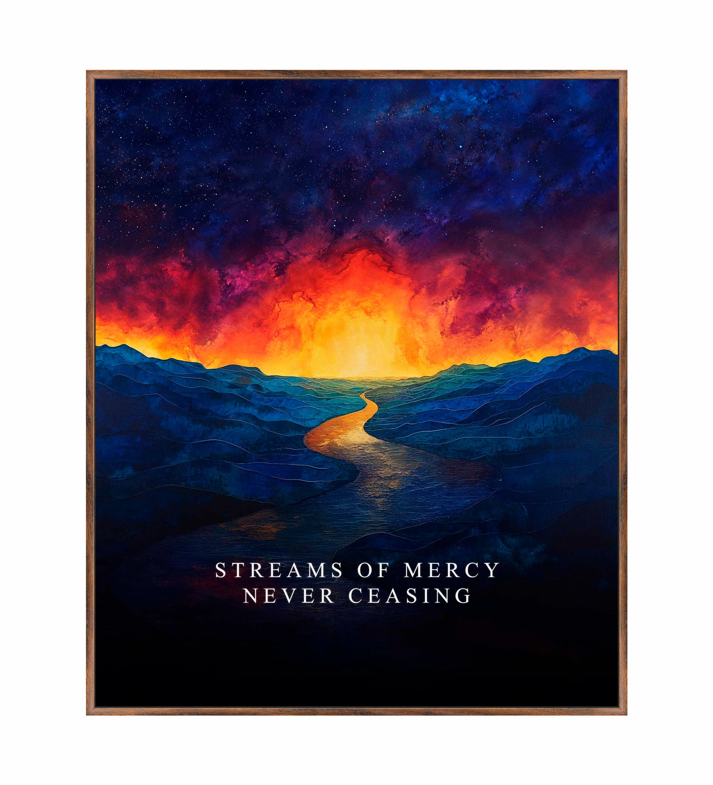 Streams Of Mercy - Gallery Wrapped Canvas
