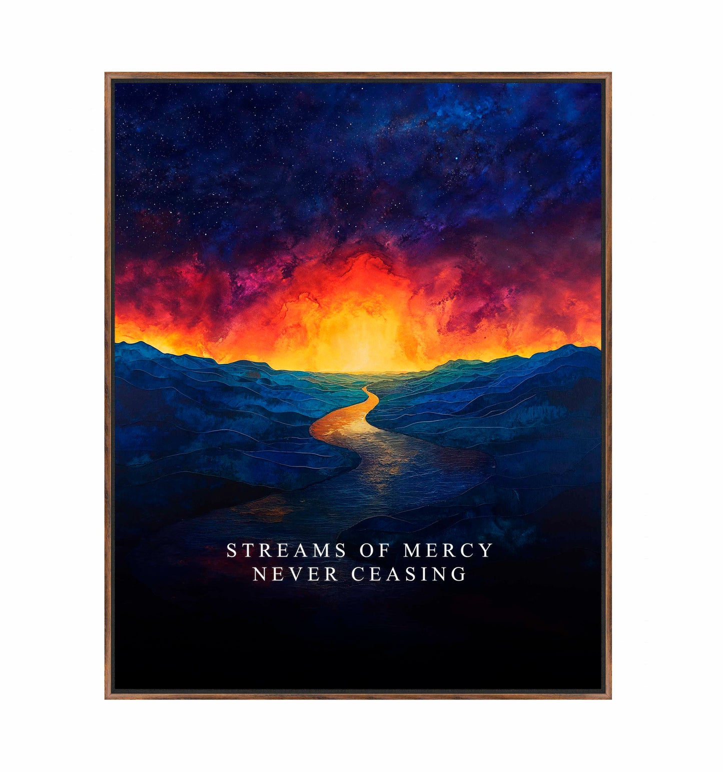 Streams Of Mercy - Gallery Wrapped Canvas