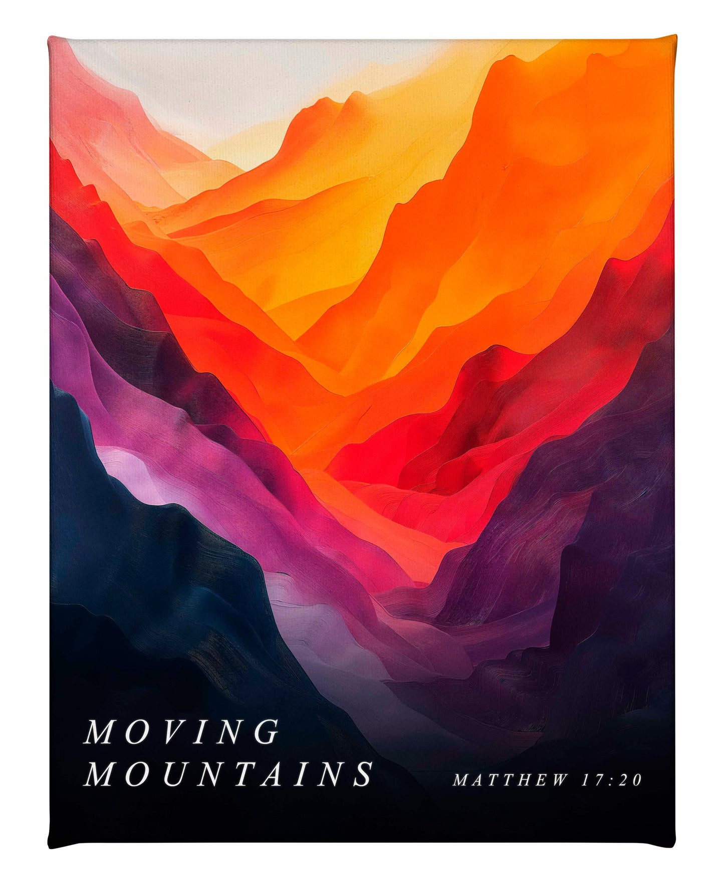 Moving mountains - Gallery Wrapped Canvas