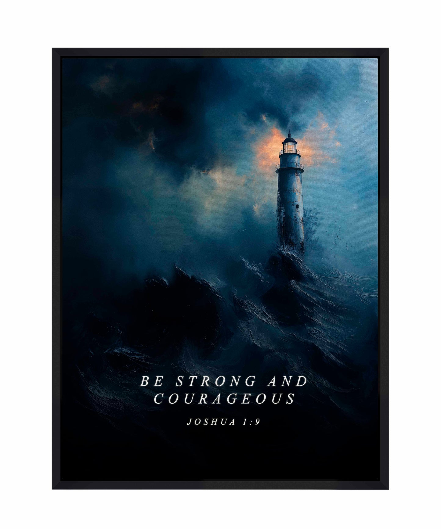 Joshua 1:9 - Gallery Wrapped Canvas