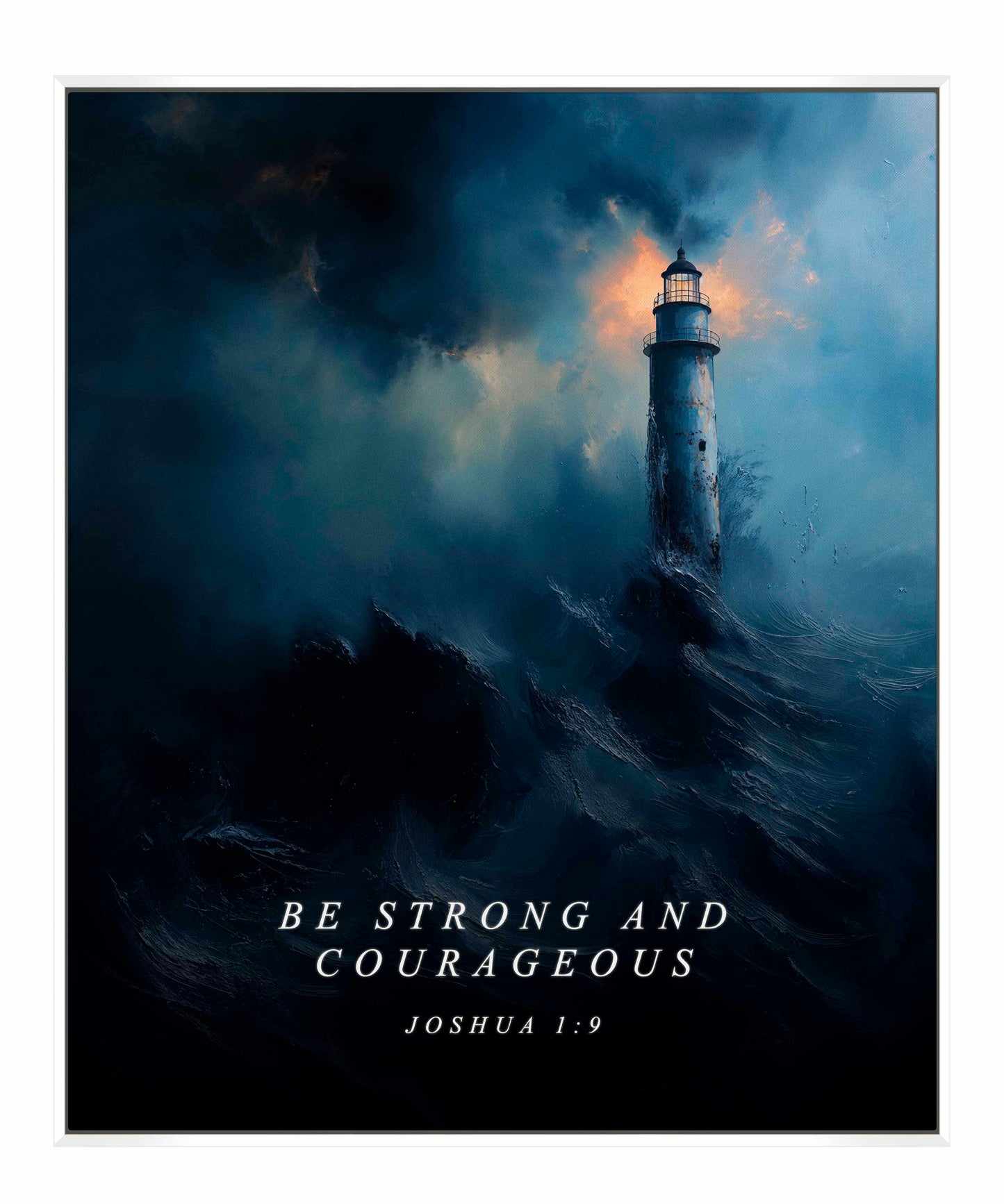 Joshua 1:9 - Gallery Wrapped Canvas