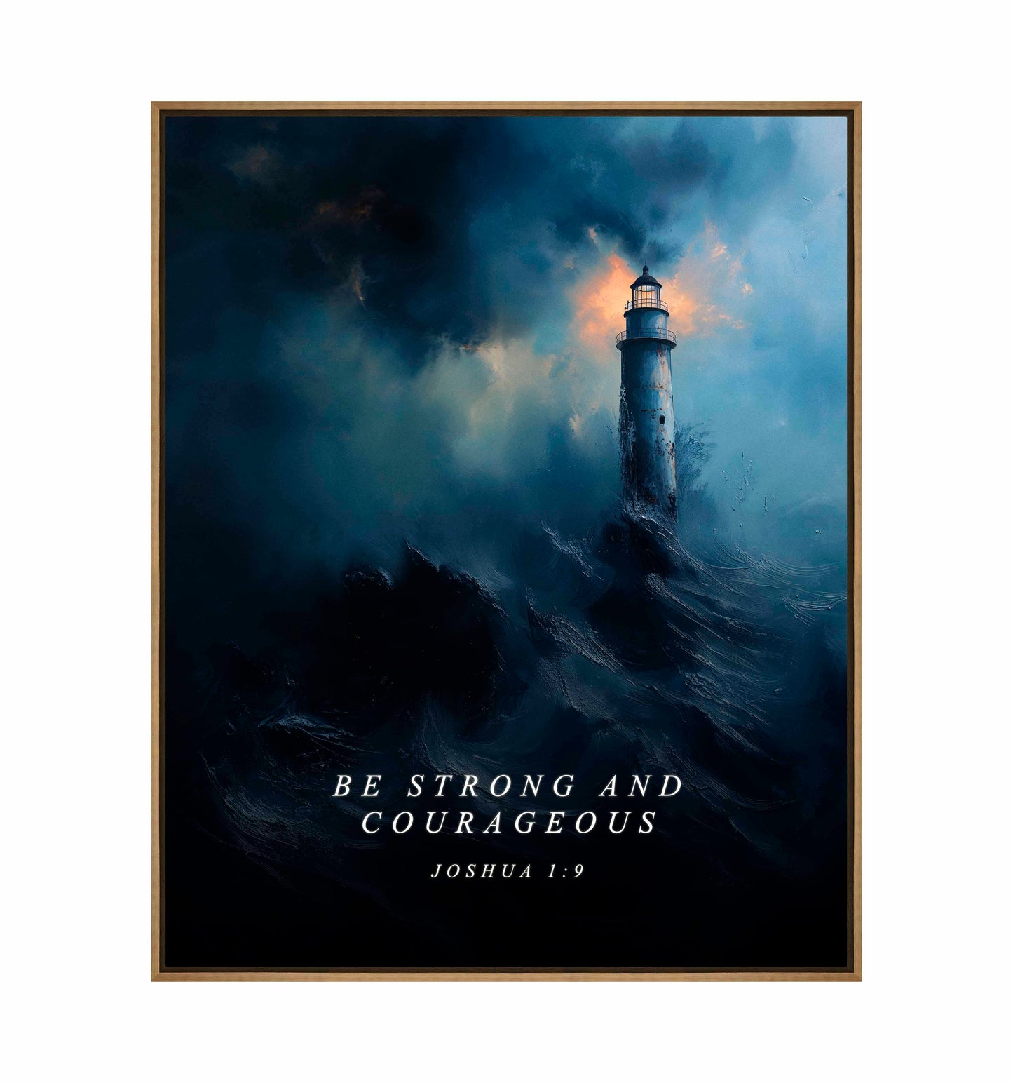 Joshua 1:9 - Gallery Wrapped Canvas
