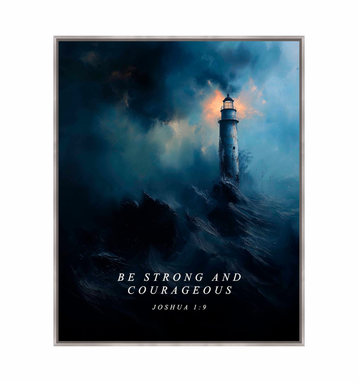 Joshua 1:9 - Gallery Wrapped Canvas
