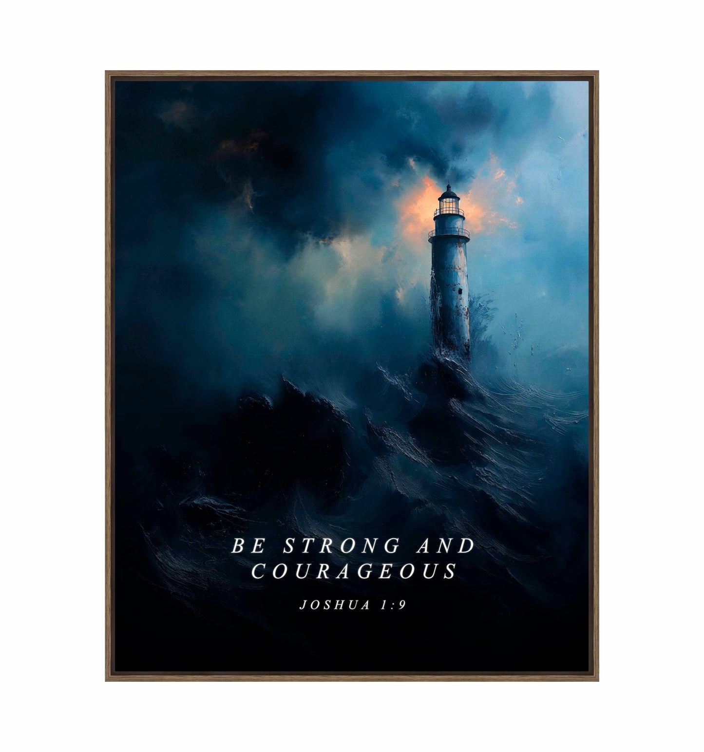 Joshua 1:9 - Gallery Wrapped Canvas