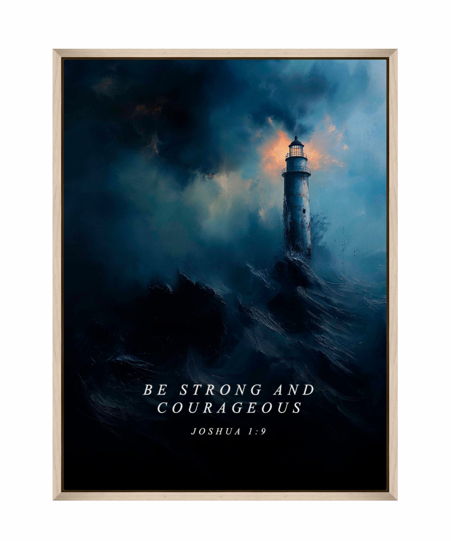 Joshua 1:9 - Gallery Wrapped Canvas