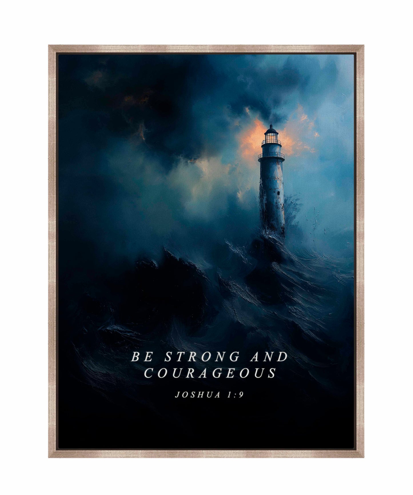 Joshua 1:9 - Gallery Wrapped Canvas