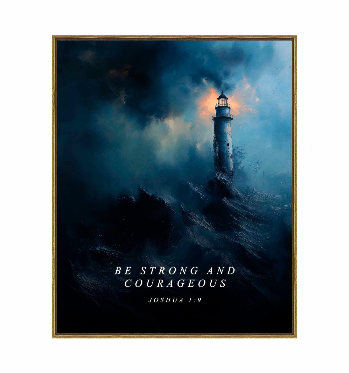 Joshua 1:9 - Gallery Wrapped Canvas