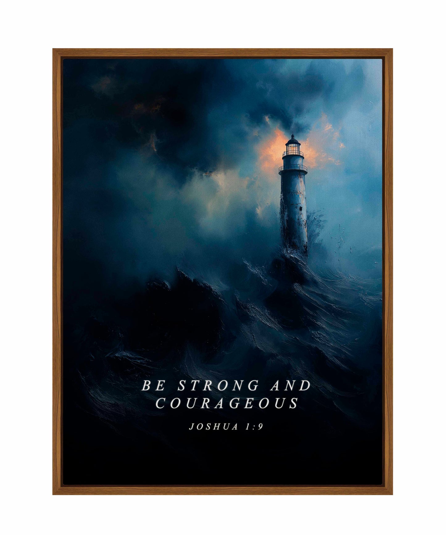 Joshua 1:9 - Gallery Wrapped Canvas