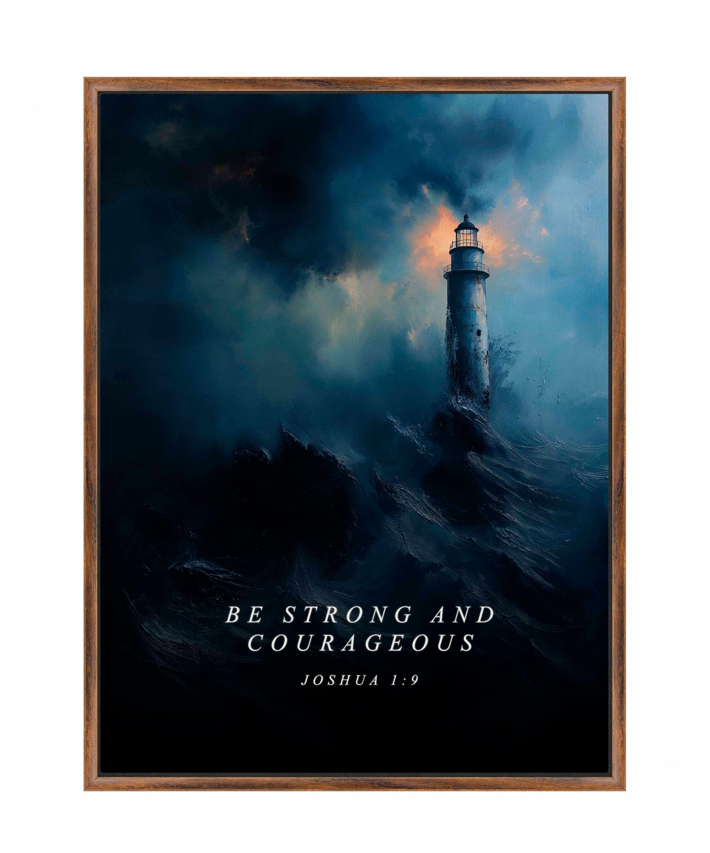 Joshua 1:9 - Gallery Wrapped Canvas