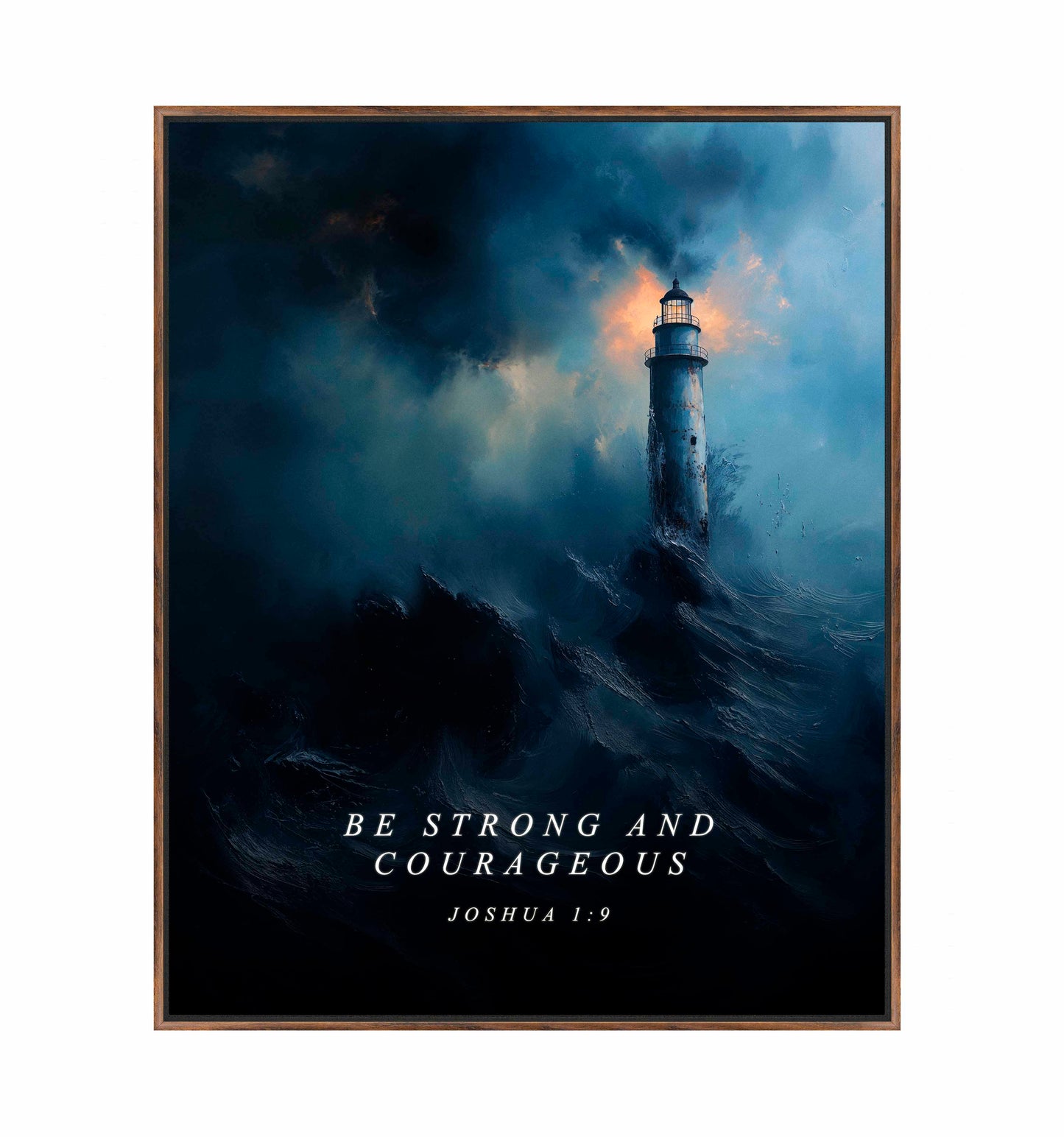 Joshua 1:9 - Gallery Wrapped Canvas