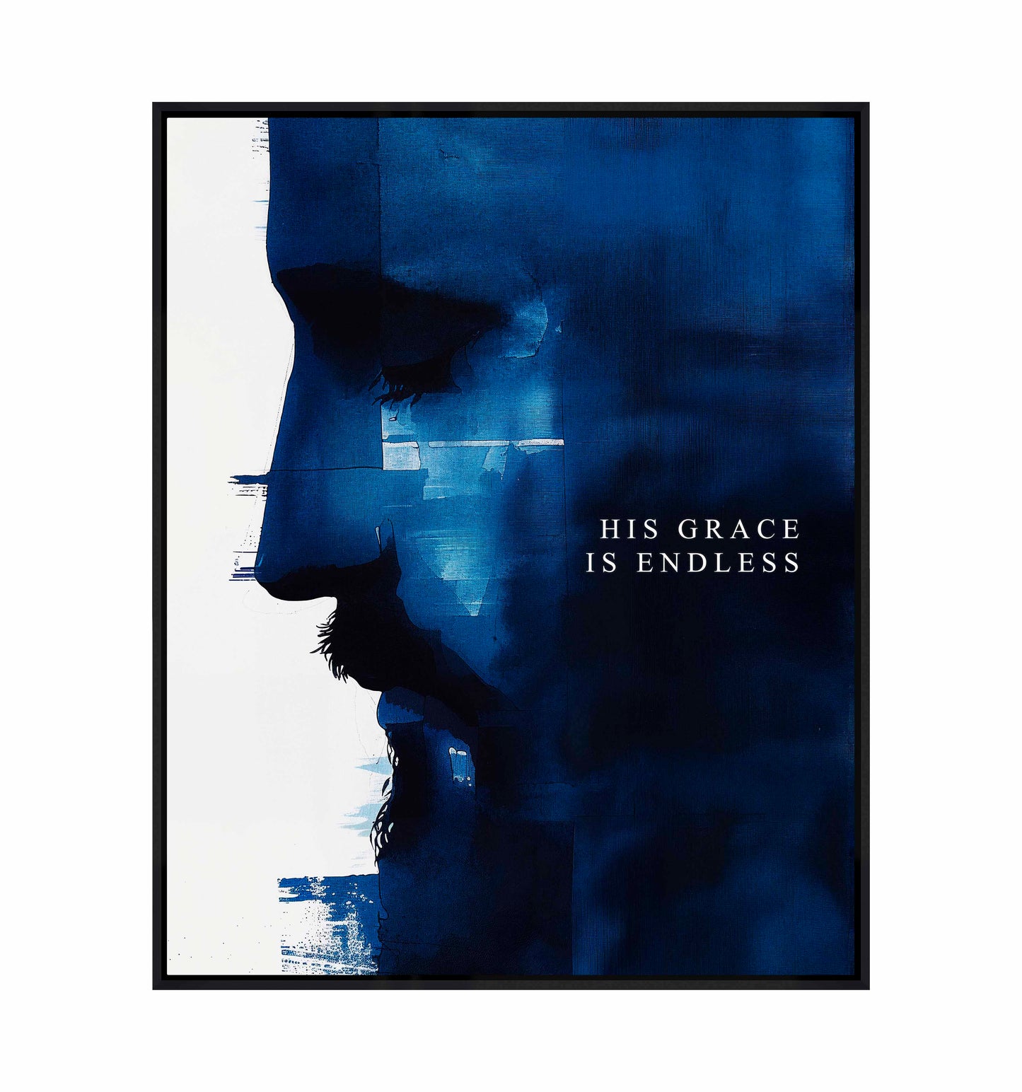 His grace is endless - Gallery Wrapped Canvas