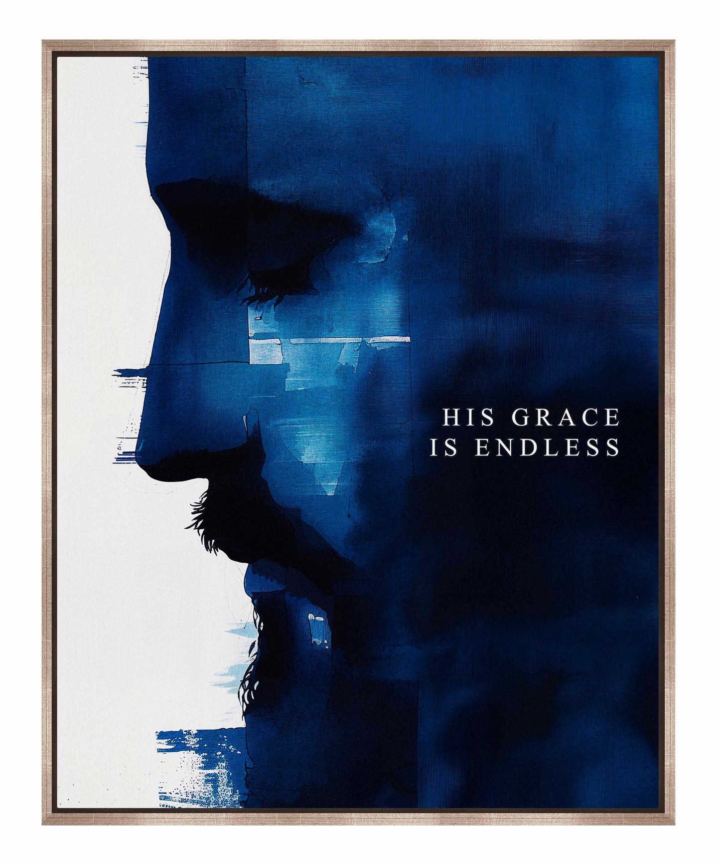 His grace is endless - Gallery Wrapped Canvas