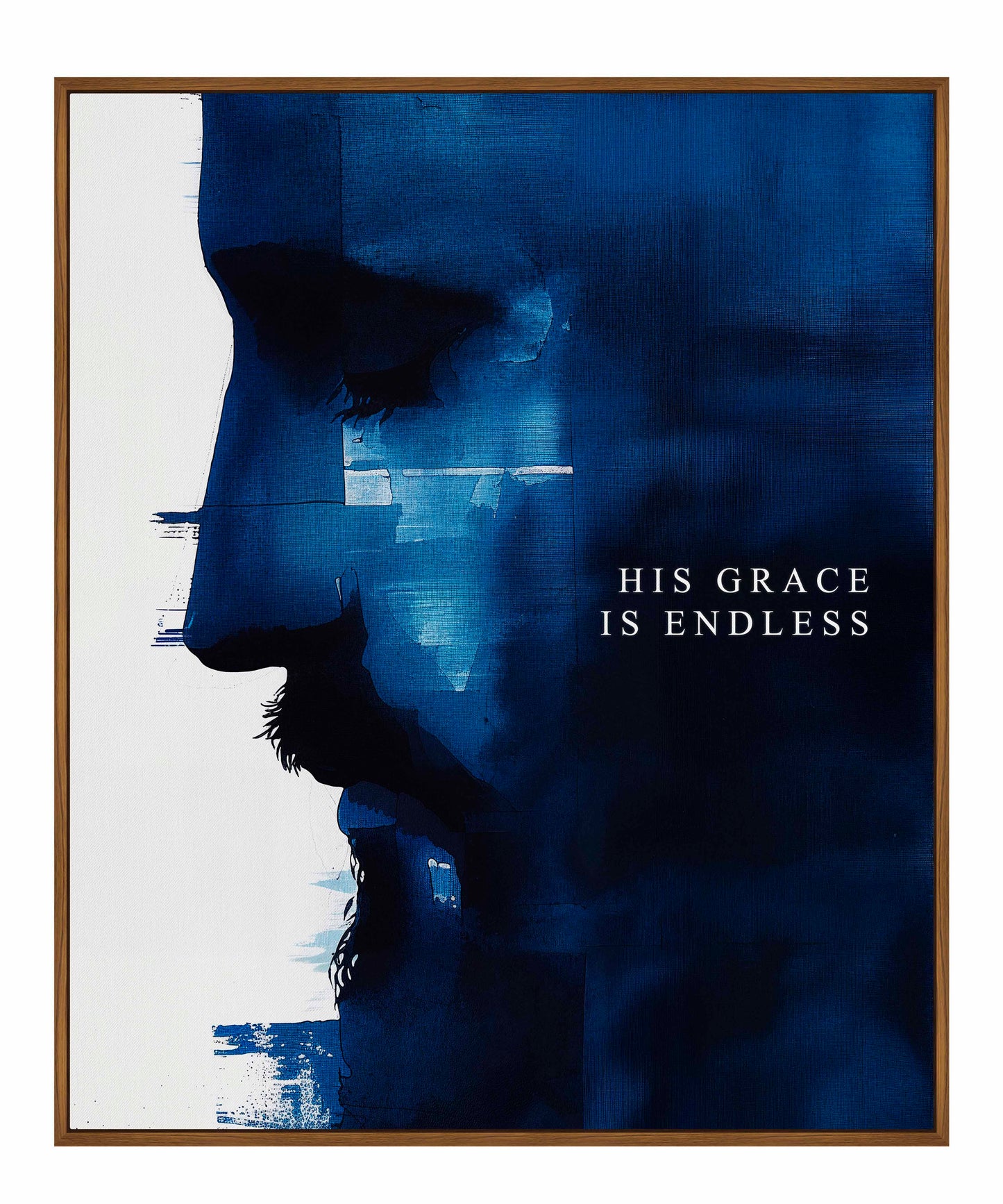 His grace is endless - Gallery Wrapped Canvas