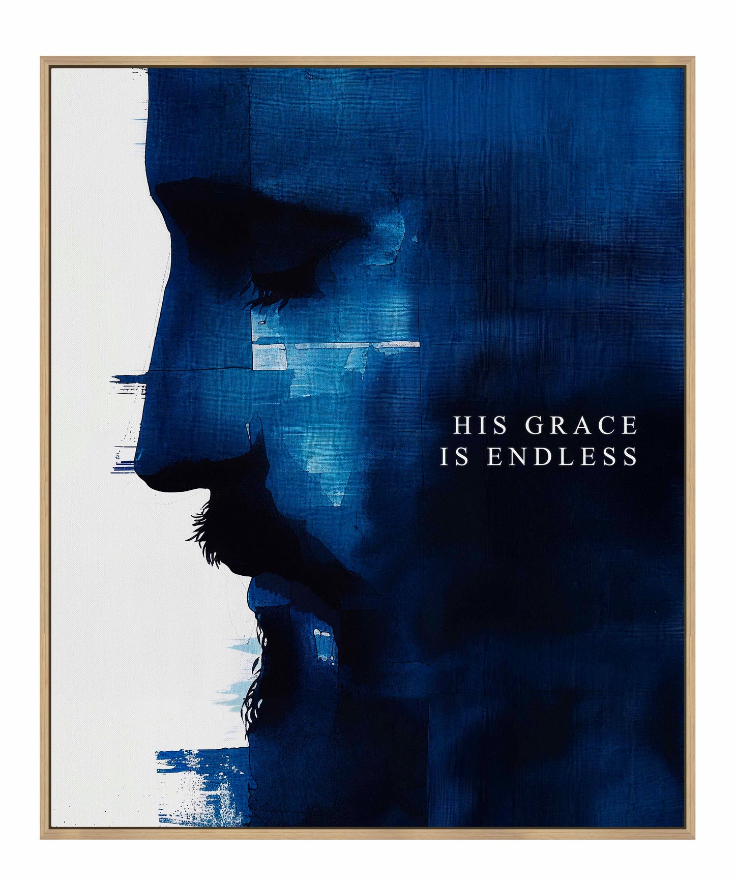 His grace is endless - Gallery Wrapped Canvas