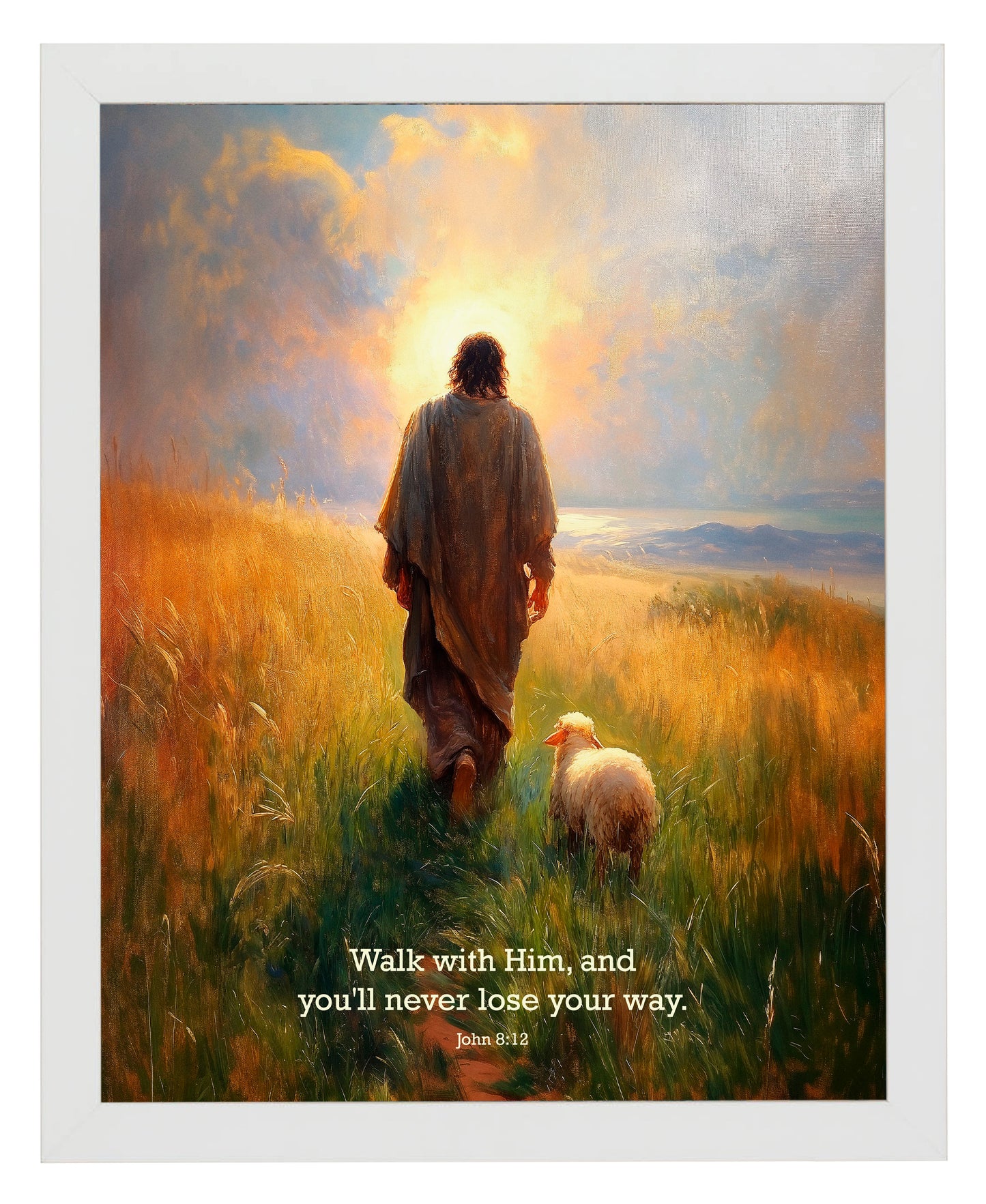 Walk with Him - Art Prints