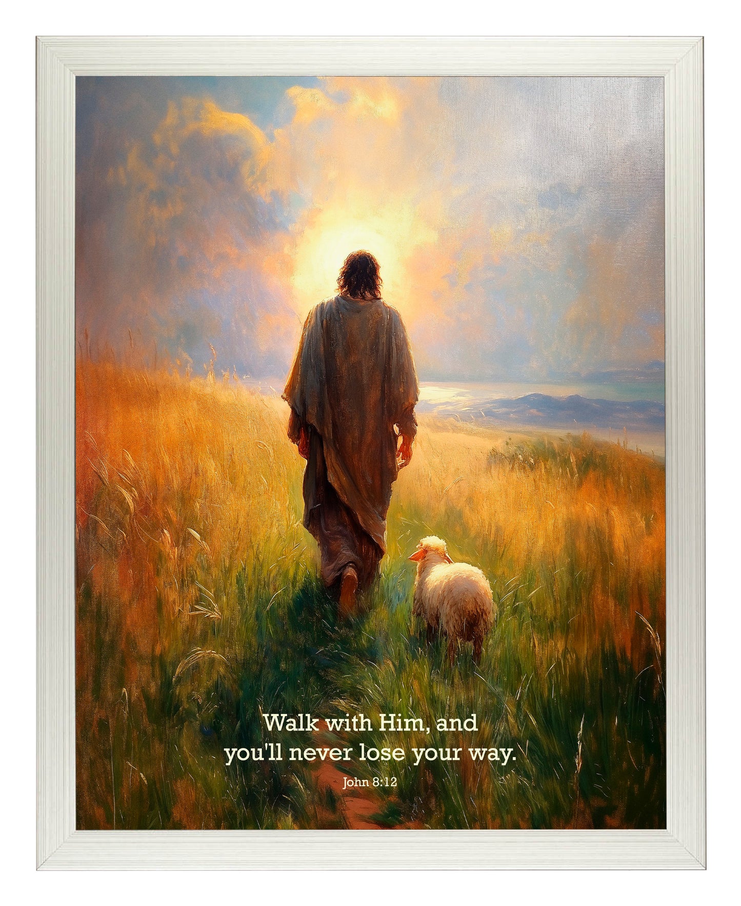 Walk with Him - Art Prints