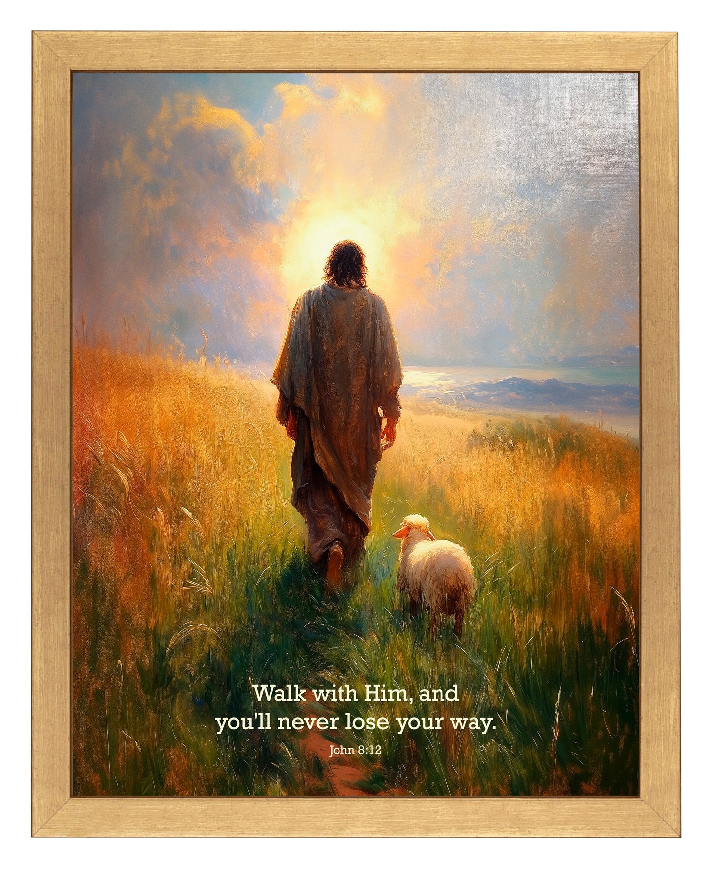 Walk with Him - Art Prints