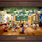Disney Mickey and Minnie Schoolhouse - Limited Edition Canvas