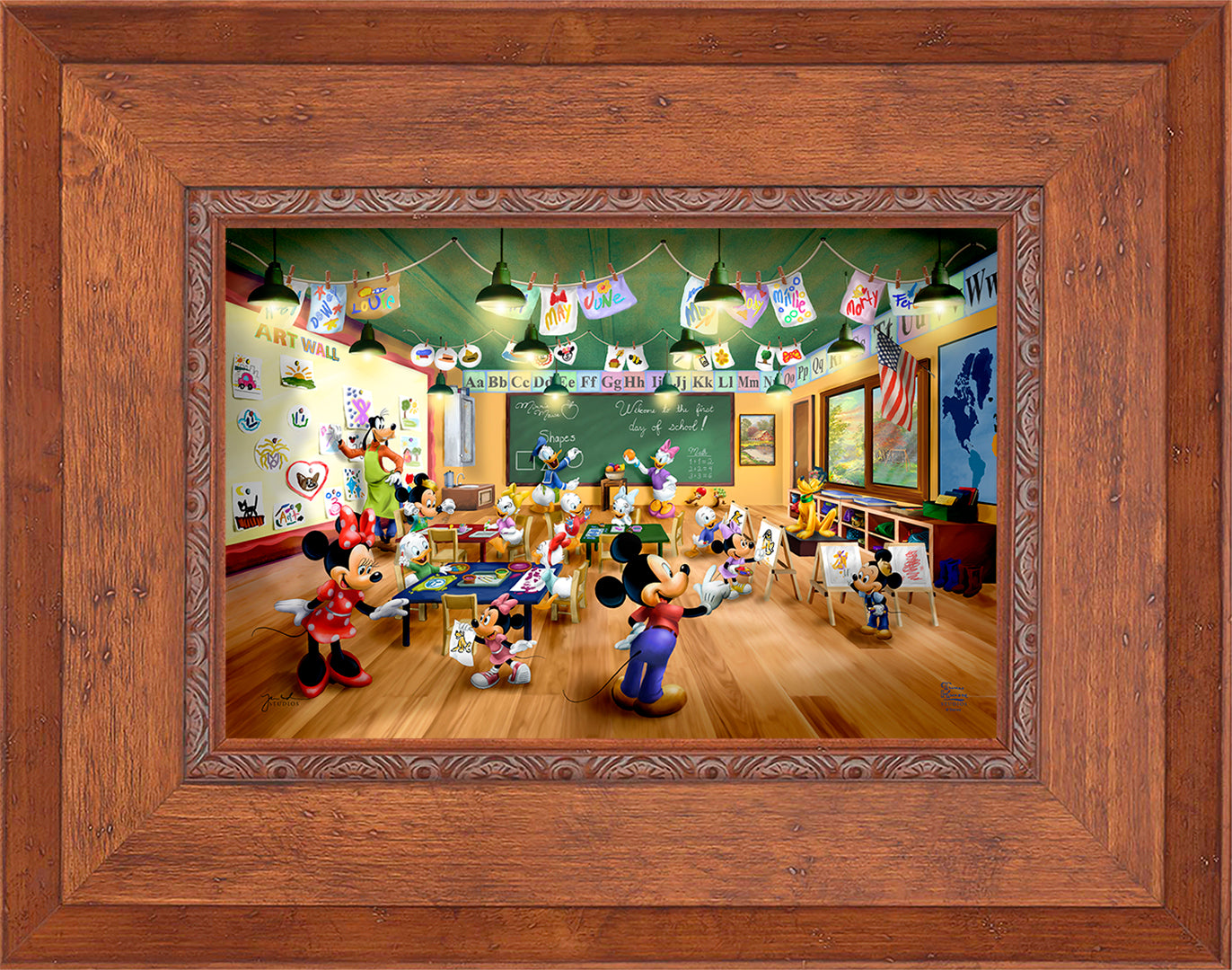 Disney Mickey and Minnie Schoolhouse - Jewel Edition Art