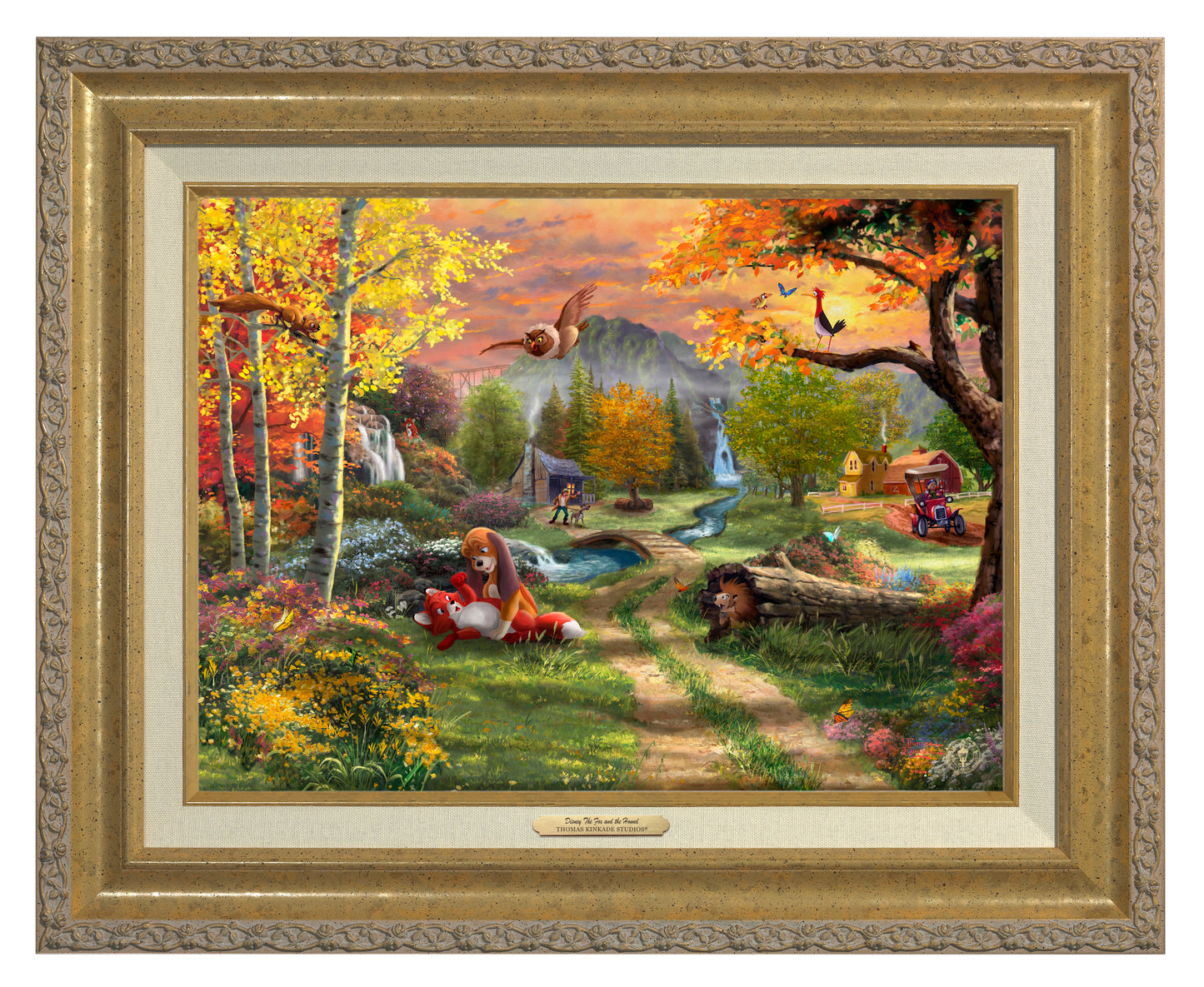 192823_CLF Disney Fox and the Hound 12X16 Classic Gold.jpg