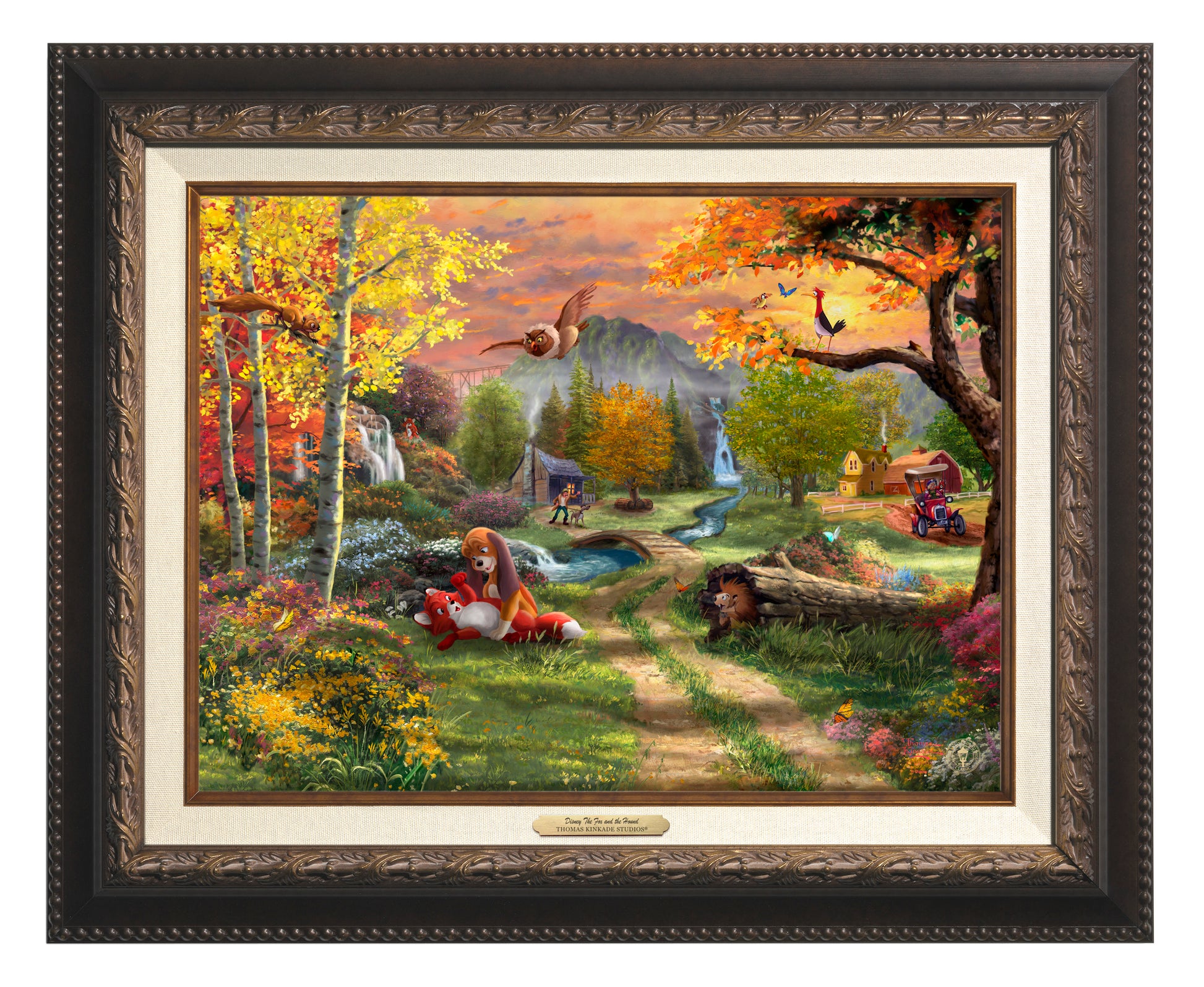 192826_CLF Disney Fox and the Hound 12X16 Classic Aged Bronze.jpg