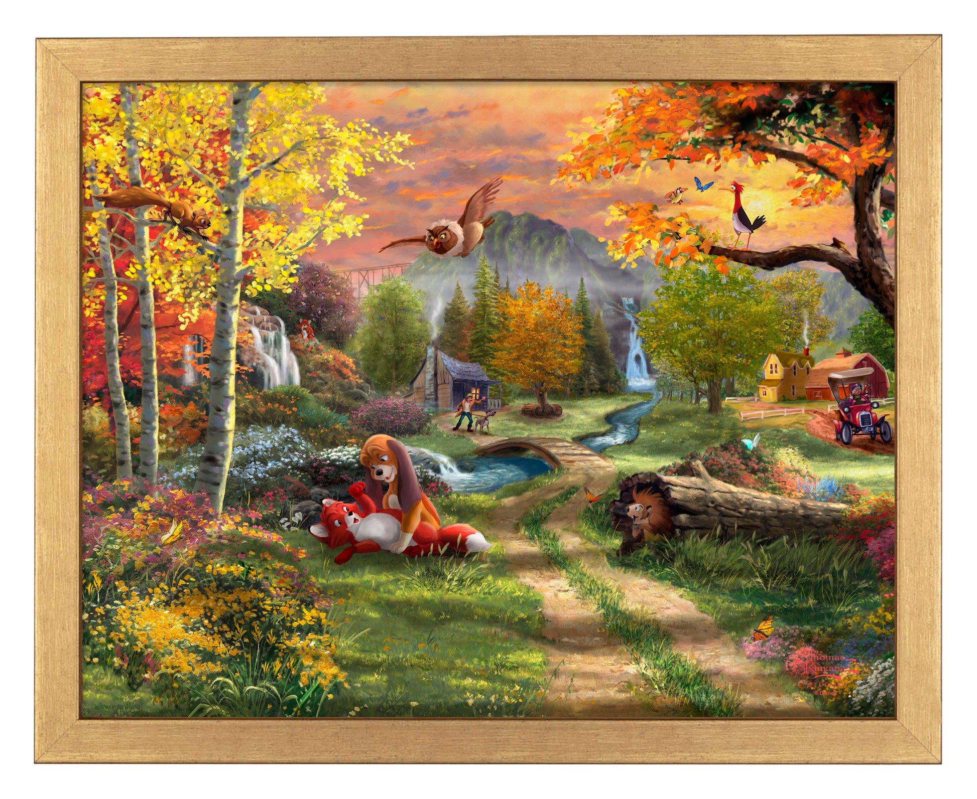 192833_FRA Disney Fox and the Hound 11X14 Art Print GF.jpg