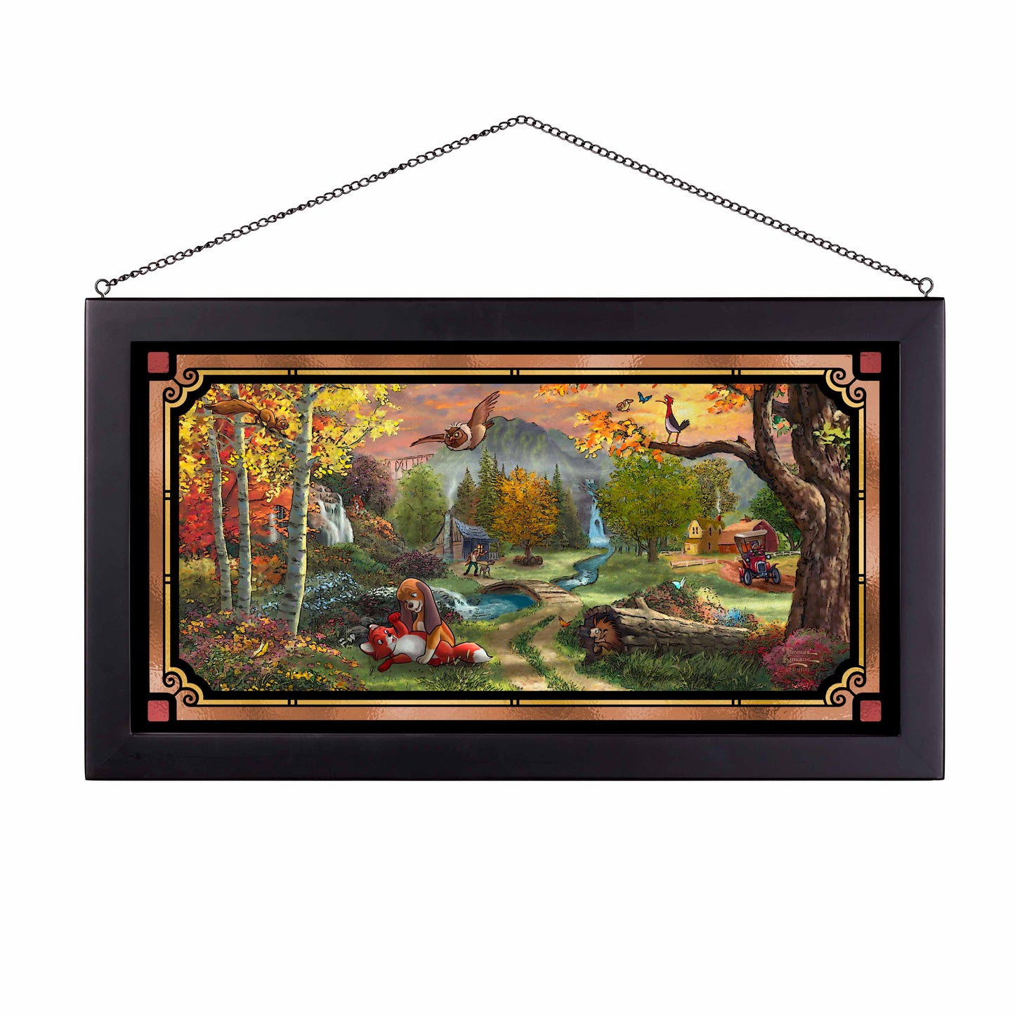 Disney The Fox and the Hound - Stained Glass Art
