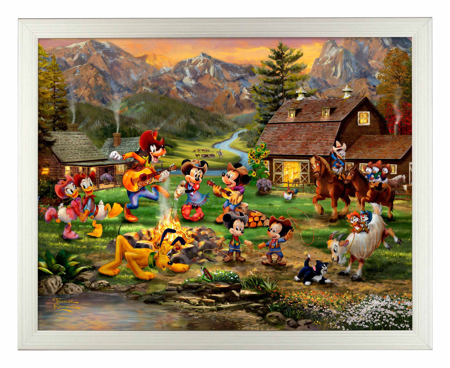 Disney Mickey and Minnie Rocky Mountain Round-Up - Art Prints