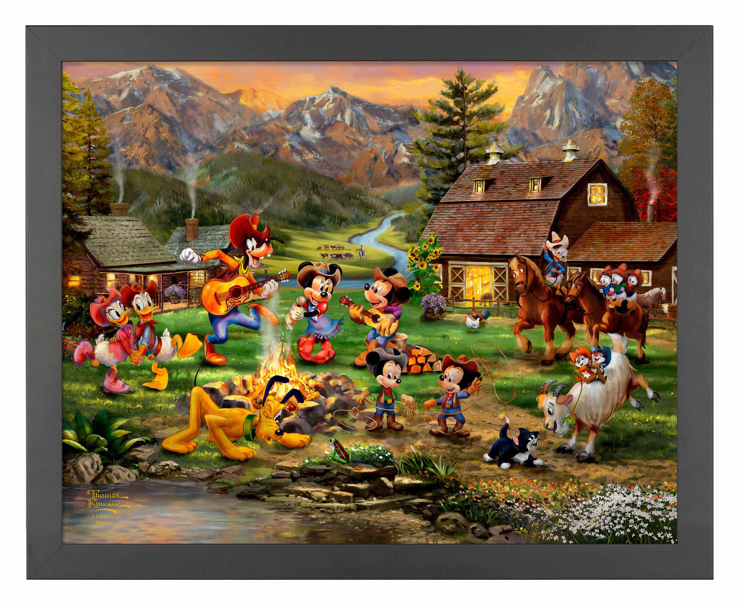 Disney Mickey and Minnie Rocky Mountain Round-Up - Art Prints