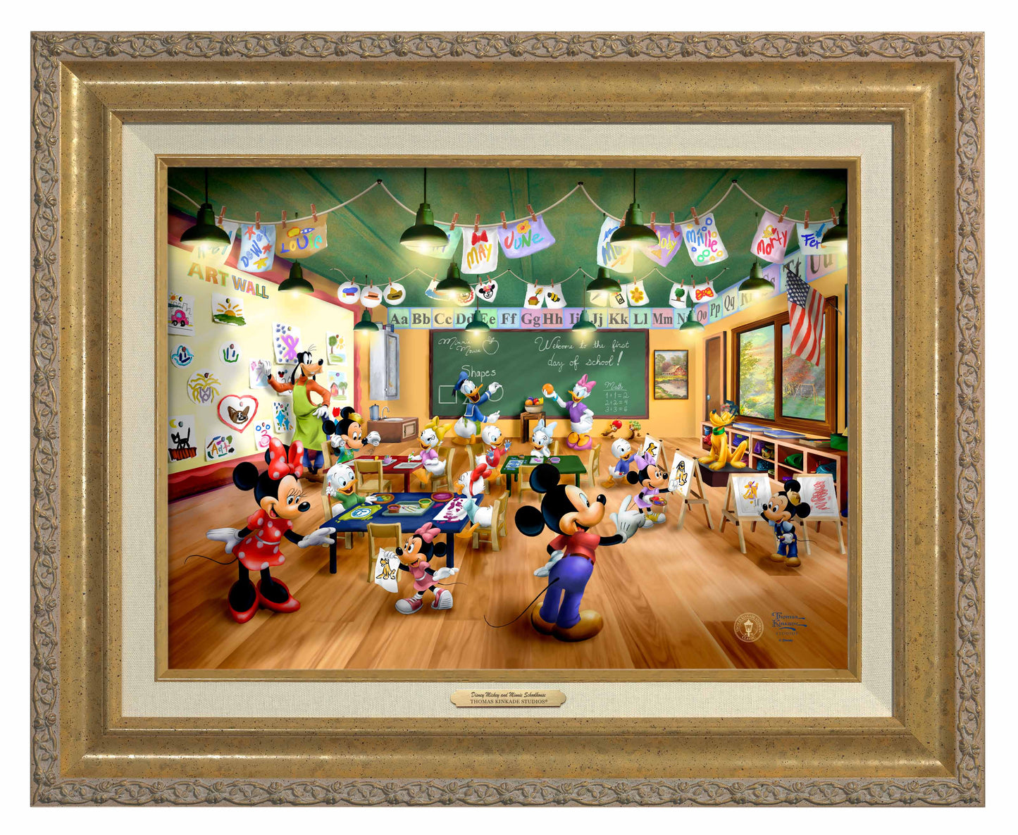 Disney Mickey and Minnie Schoolhouse - Canvas Classics